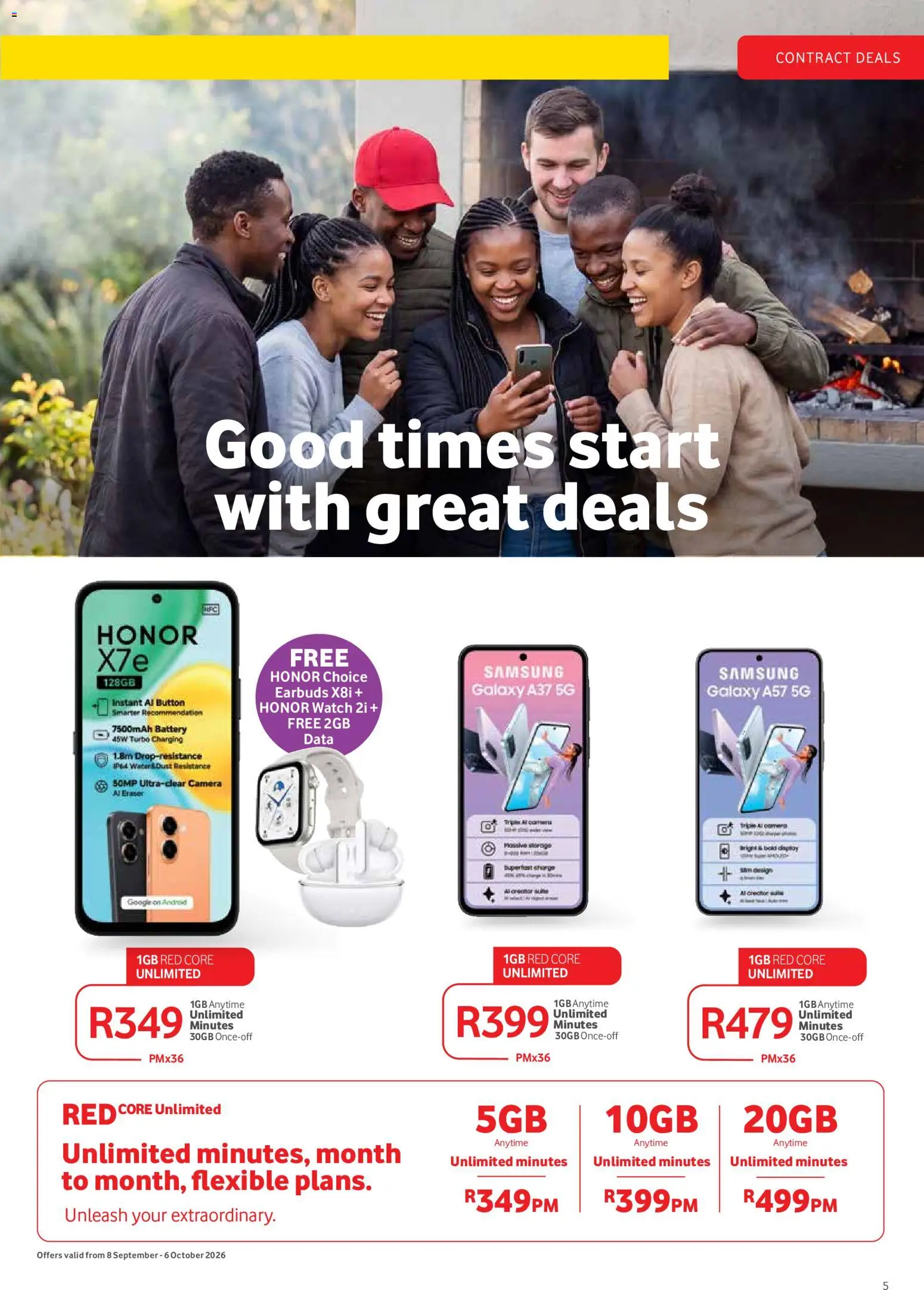 New Makro catalogue – valid from 08/09/2026 | Page: 5 | Products: Watch, Earbuds, Battery, Water