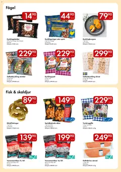 Hypermarkety erbjudanden - Förhandsvisning av reklamblad från butik Hypermarkety aktuell från 18.05.2026 | Sida: 4 | Produkter: Räkor, Lax