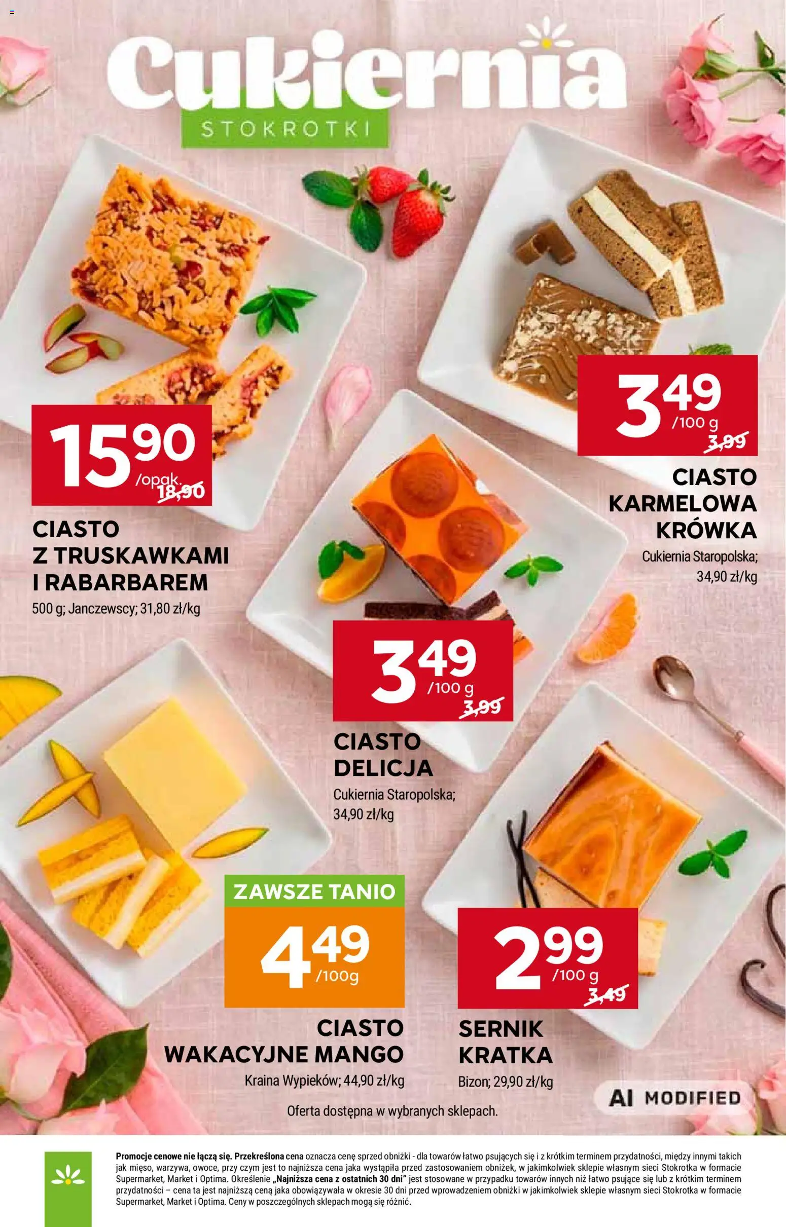 Stokrotka gazetka od 06.08.2026 | Strona: 23 | Produkty: Mango, Stokrotka, Ciasto krówka, Ciasto