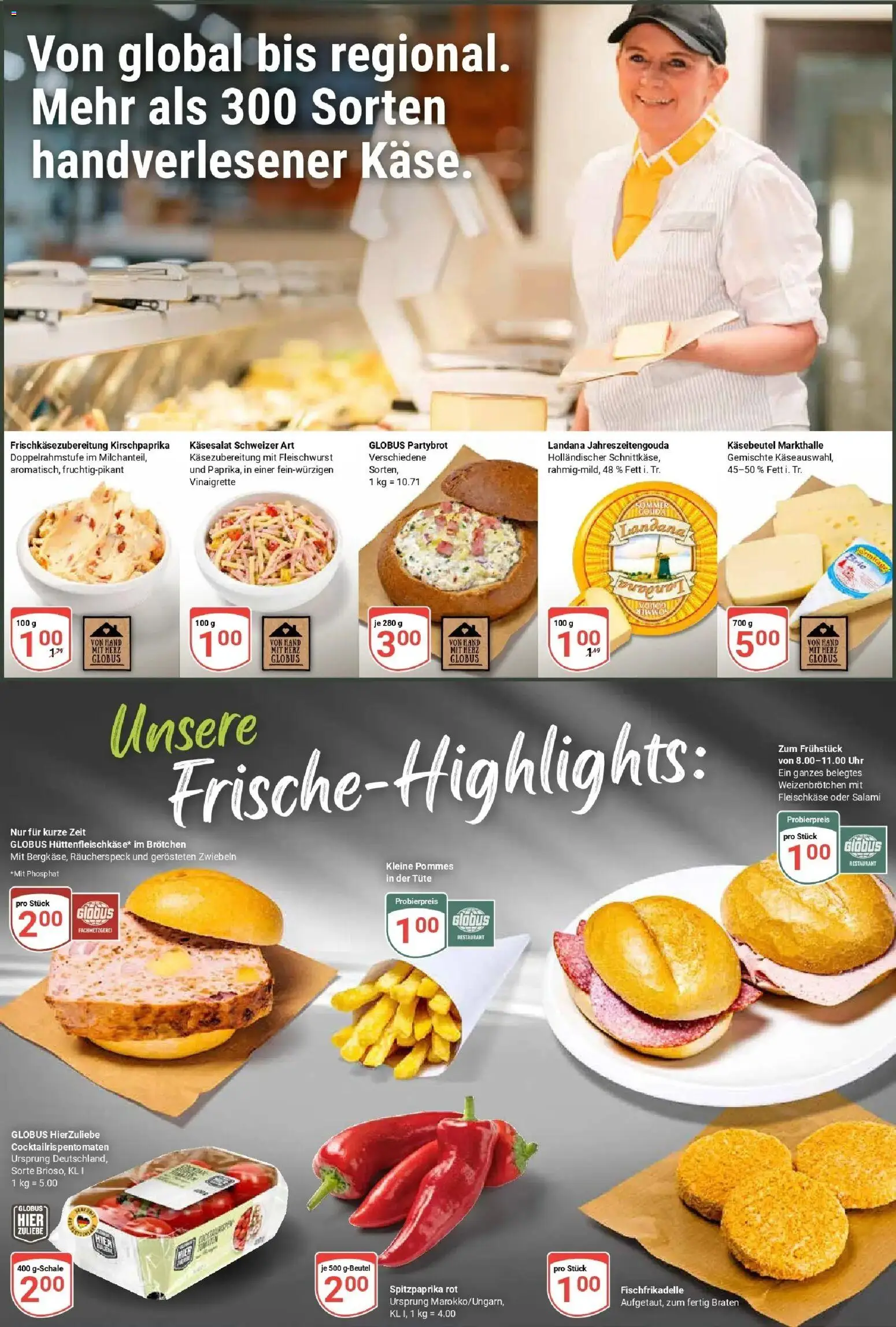 Globus Prospekt Zwickau (ab 14.09.2026) » Angebote online | Seite: 2 | Produkte: Pommes, Zwiebeln, Salami, Uhr