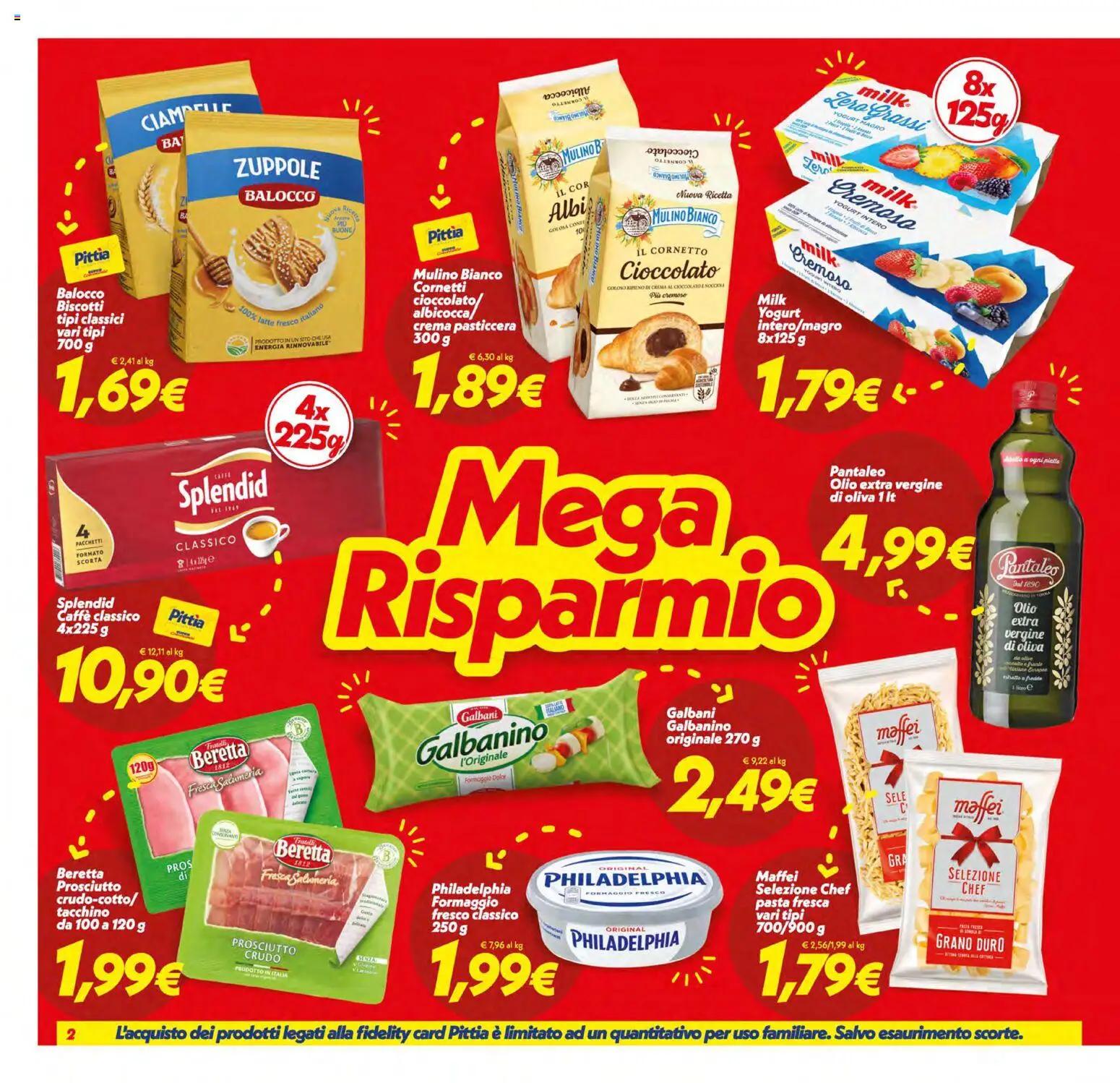 Volantino SuperConveniente del 09.06.2026 | Pagina: 2 | Prodotti: Crema, Yogurt, Cioccolato, Tacchino