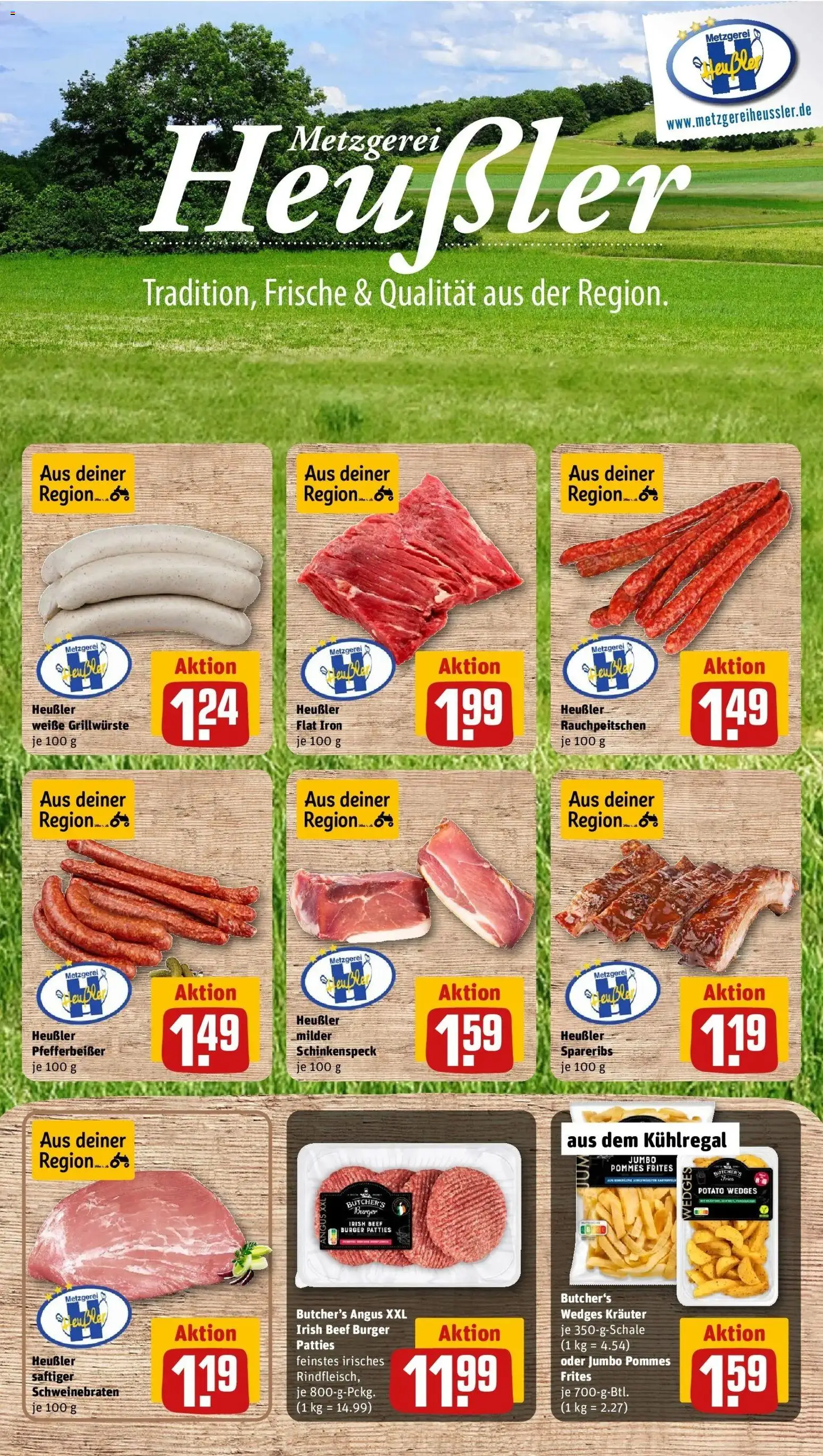 Rewe Prospekt Nattheim	 – gültig ab 10.05.2026 | Seite: 8 | Produkte: Pommes, Burger, Pommes frites