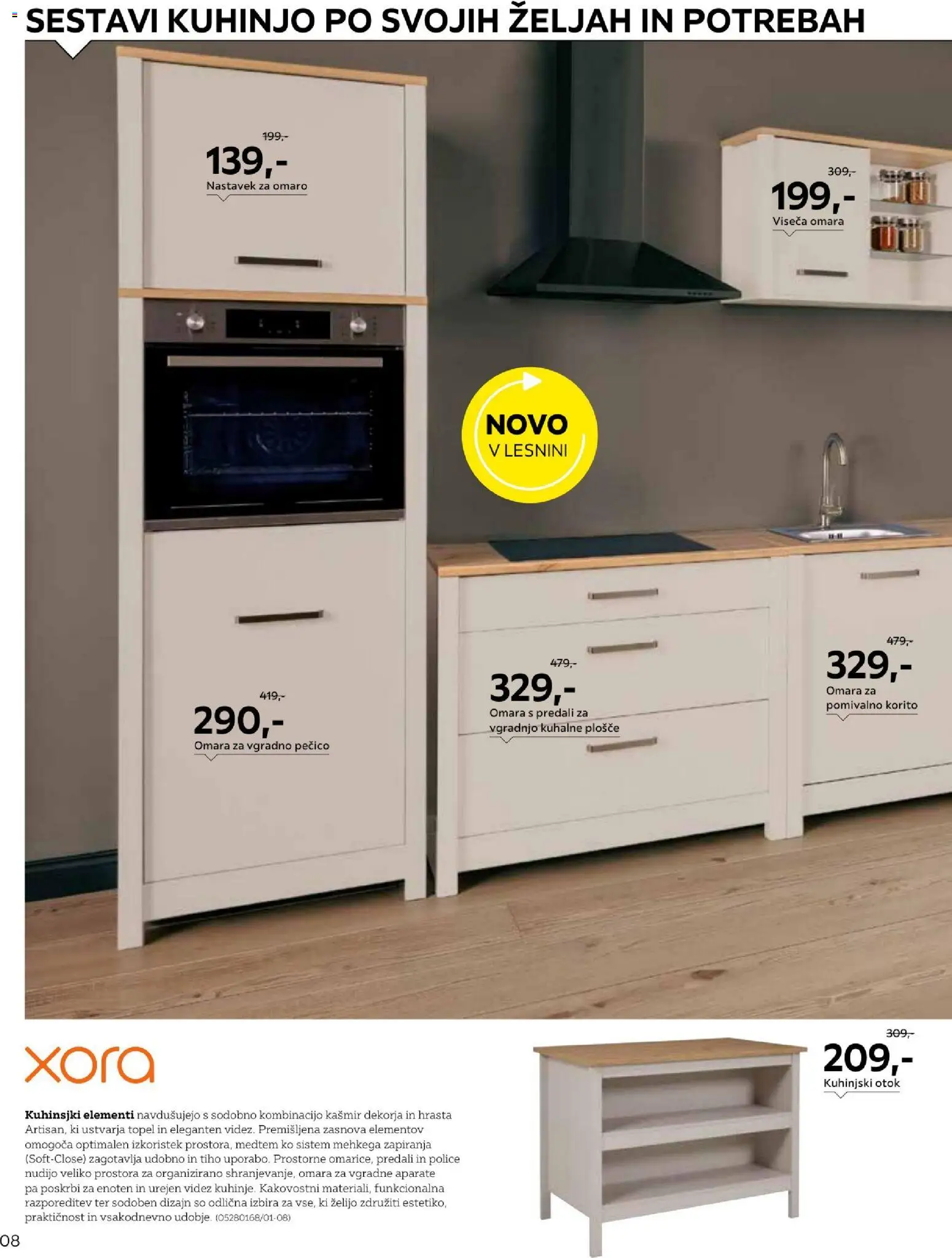 Novi XXXL Lesnina katalog ponudbe – veljaven od 31.08.2026 | Stran: 8 | Izdelki: Omara, Pomivalno korito