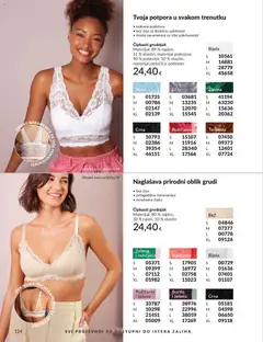 Avon Katalog - Pregled kataloga iz trgovine Avon, vrijedi od 01.05.2026 | Stranica: 124 | Proizvodi: Grudnjak
