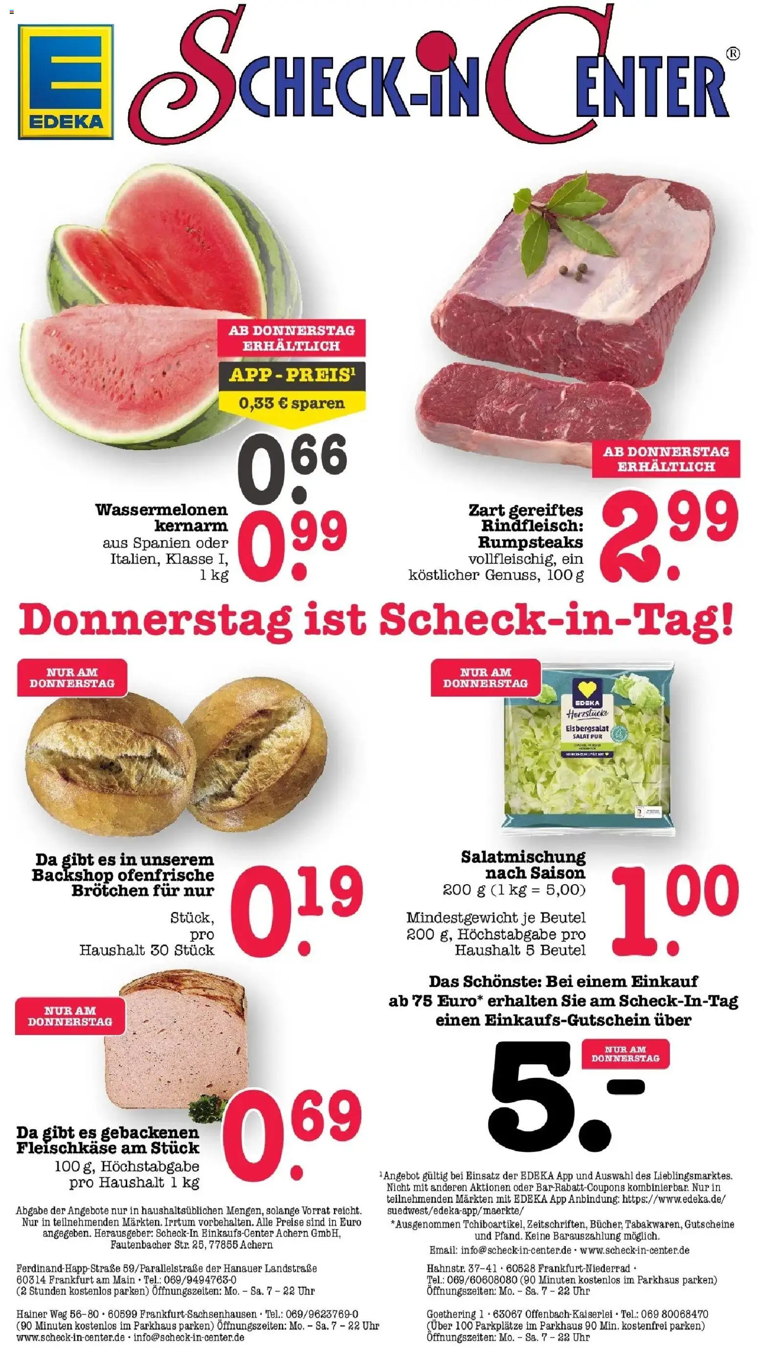 Edeka Prospekt Frankfurt Am Main (ab 10.08.2026) » Angebote Online | Seite: 70 | Produkte: Ofenfrische, Rindfleisch, Salat, Uhr