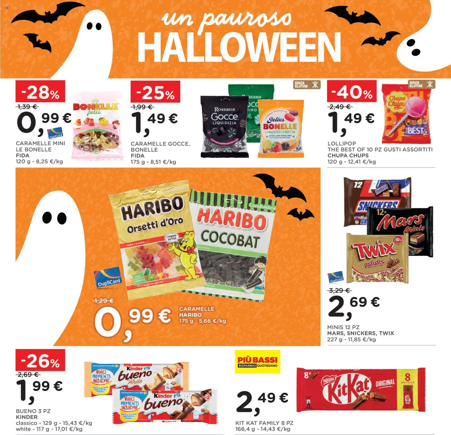Volantino Poli del 14/10/2026 | Pagina: 23 | Prodotti: Senza glutine, Frutta, The, Snickers