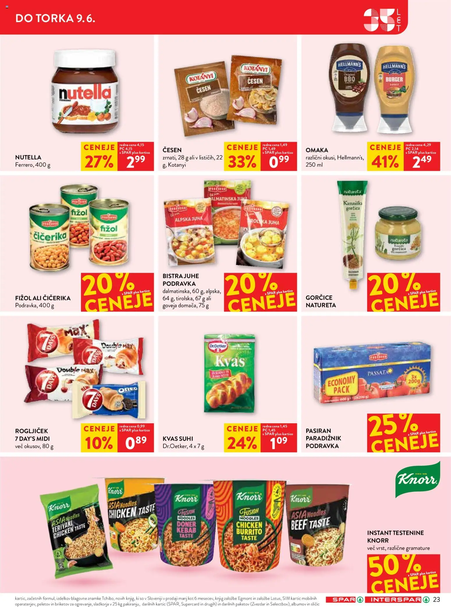 Novi Spar katalog ponudbe – veljaven od 03.06.2026 | Stran: 33