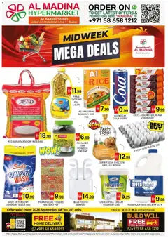 Preview of Al Madina catalogue Midweek Mega Deals valid from 8 Sep, 2026