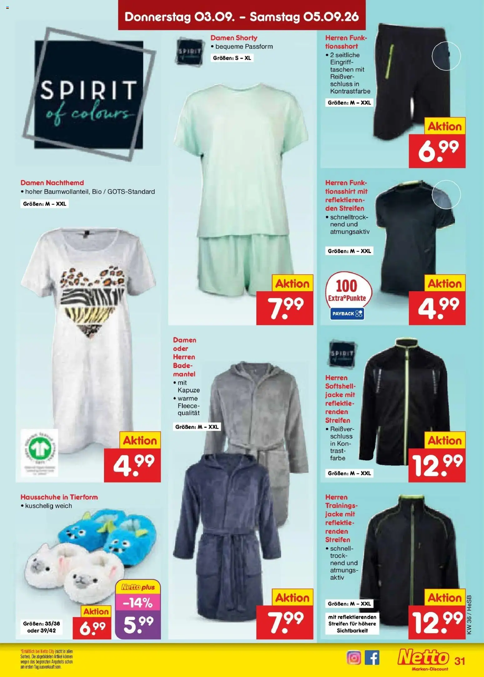 Netto Marken-Discount Prospekt Hamburg (ab 31.08.2026) » Angebote | Seite: 41 | Produkte: Taschen, Jacke, Mantel, Hausschuhe