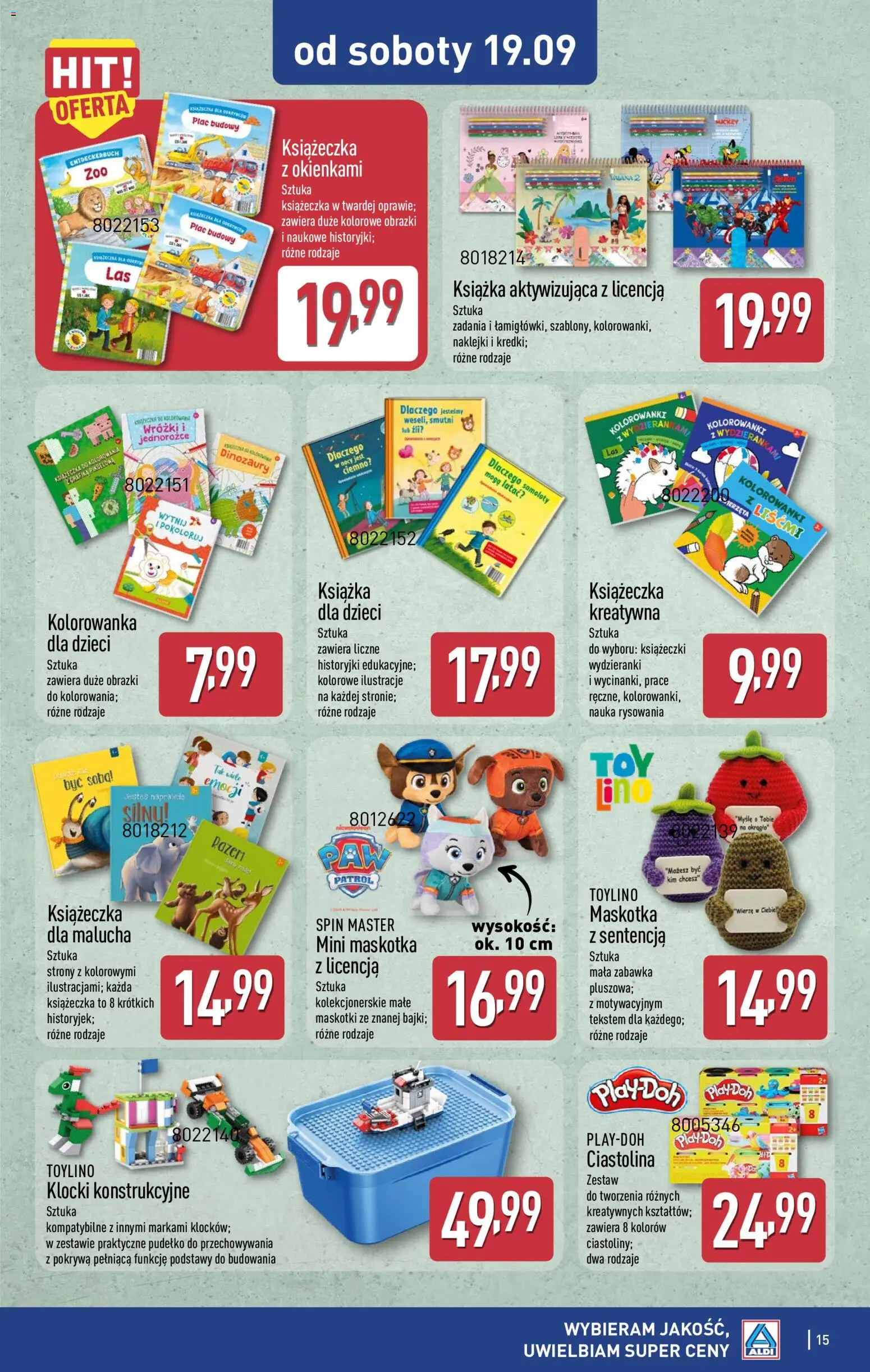 Aldi Polsko leták - Ostatnie sztuki w wybranych sklepach od 16.09.2026 | Strana: 15
