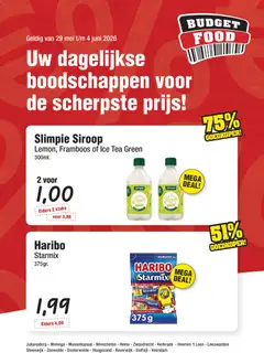 Budget Food folder - Voorbeeld van een folder van Budget Food, geldig van 29.05.2026