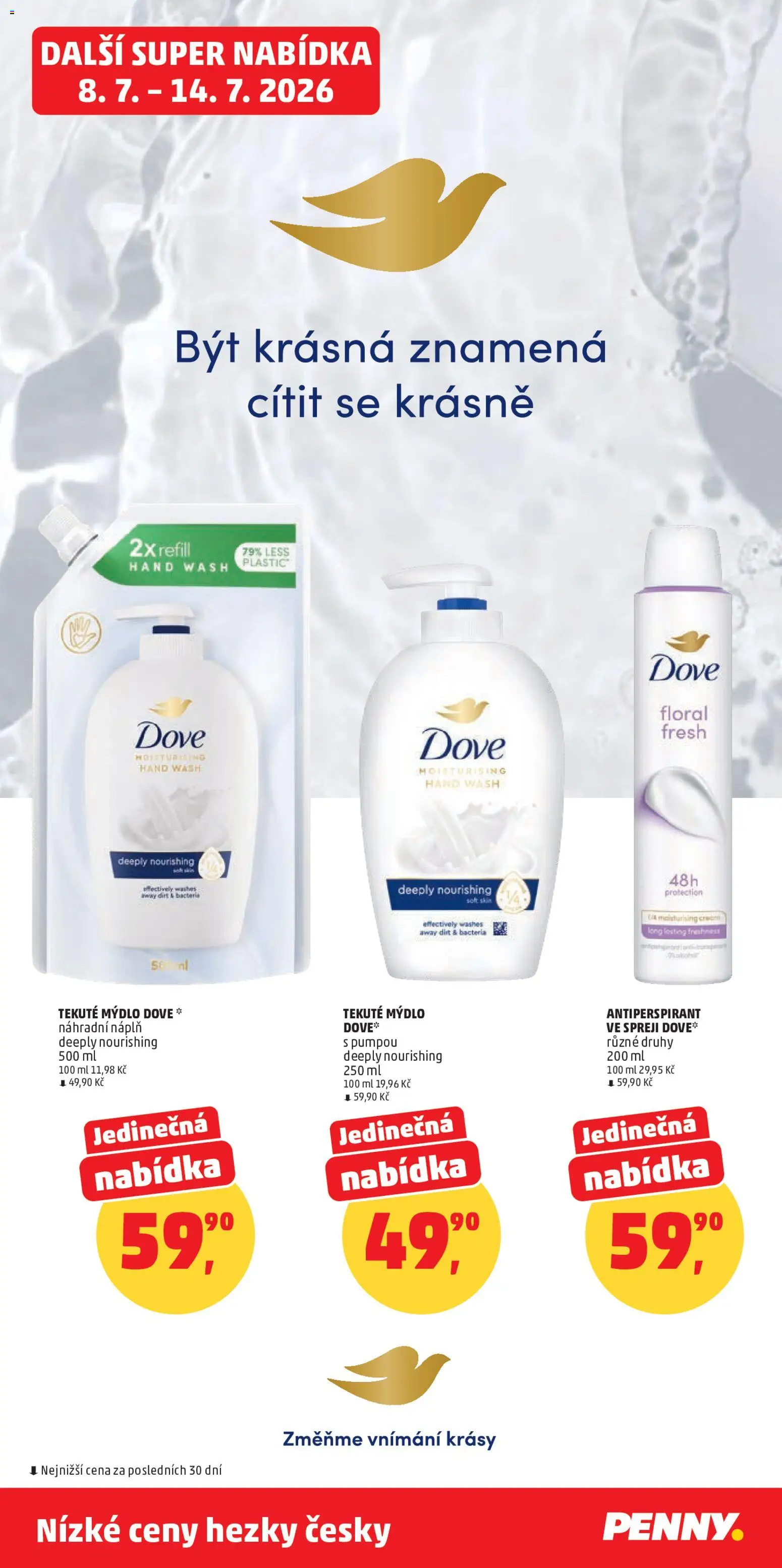 Penny Market leták od 08.07.2026 | Strana: 33 | Produkty: Mýdlo, Antiperspirant, Dove