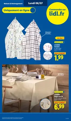 LIDL - Prévisualisation de LIDL catalogue les bonnes affaires Exclu Web valide à partir de 06/07/2026 | Page: 7