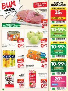 Tuš katalog akcije – veljaven od 22.07.2026 | Stran: 20 | Izdelki: Pašteta, Radler, Jabolka, Grenivka