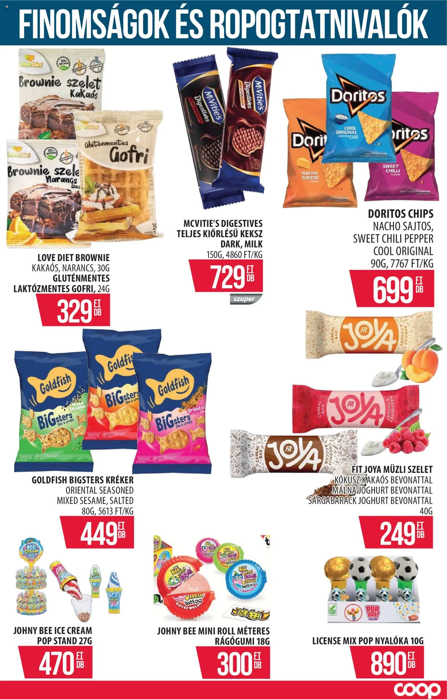 COOP Szolnok akciós ujság - amely érvényes a következő dátumtól: 2026.08.06. | Oldal: 15 | Termékek: Chips, Sárgabarack, Kokusz, Joghurt
