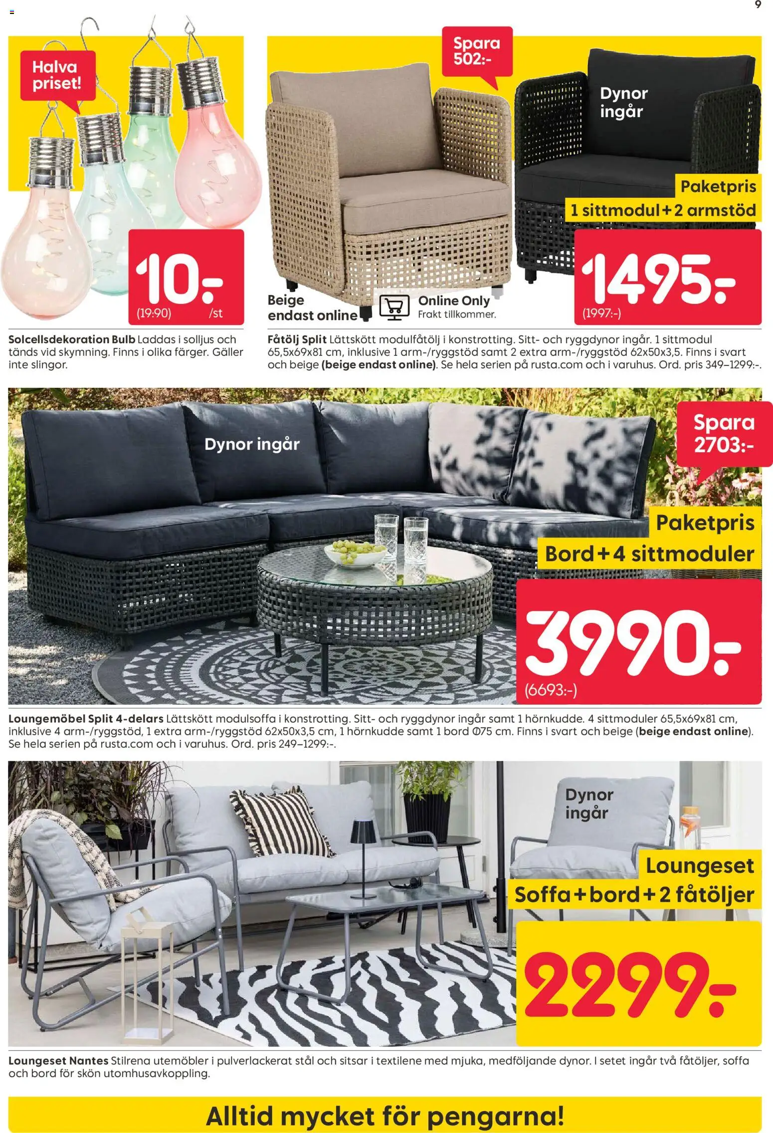 Rusta reklamblad aktuell från 25.05.2026 | Sida: 9