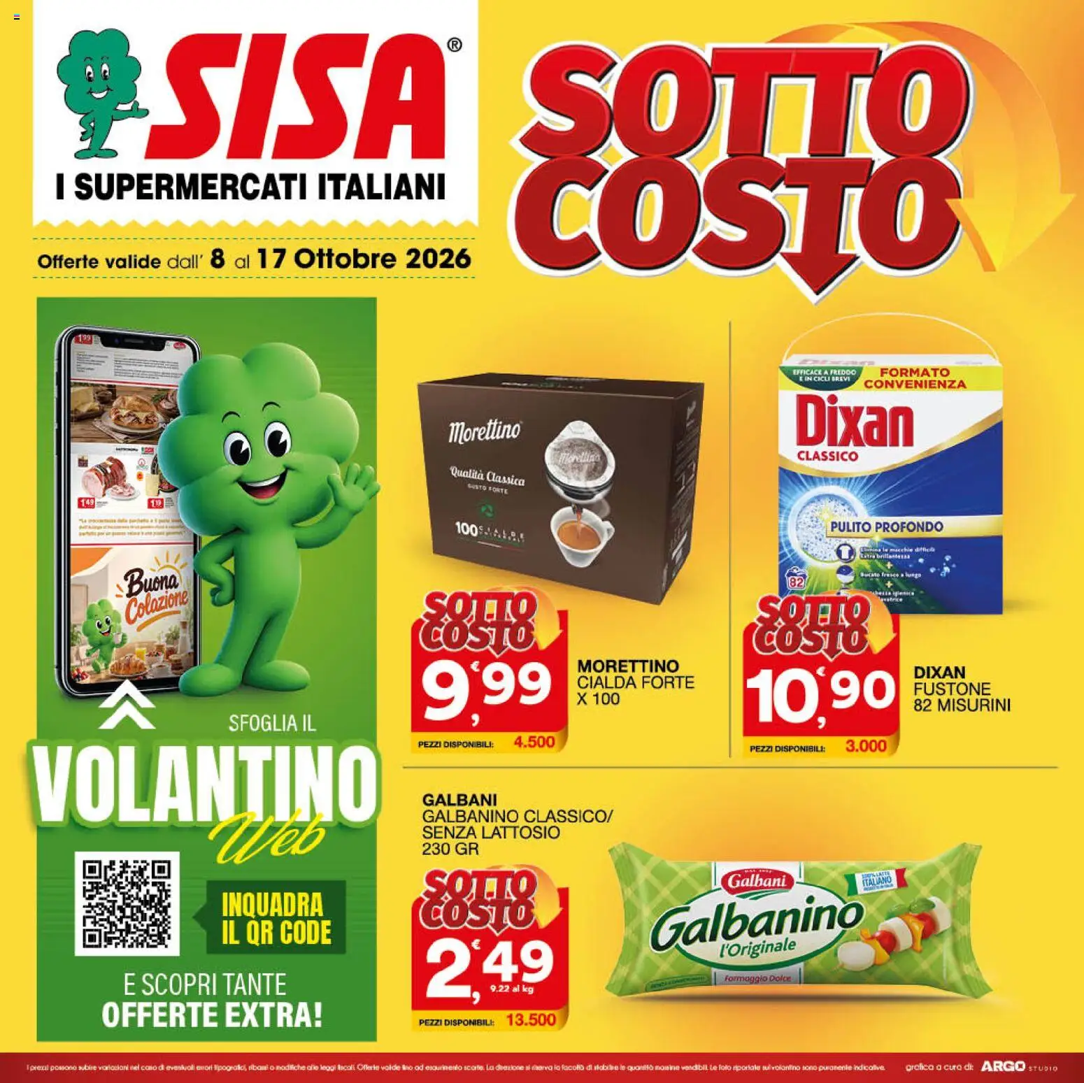 Volantino SISA del 08/10/2026 | Pagina: 36 | Prodotti: Formaggio, Farina, Cialda, Senza lattosio