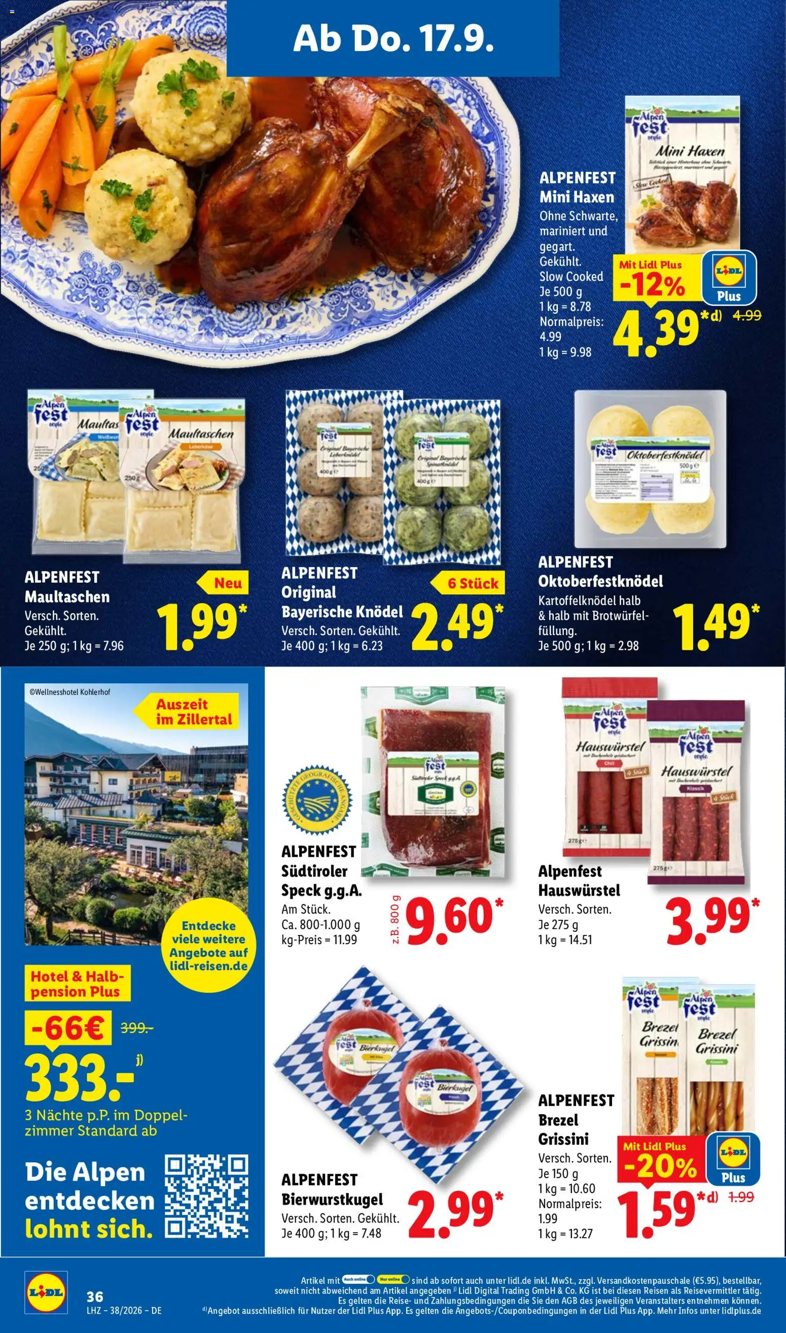 Lidl Německo leták od 14.09.2026 | Strana: 60 | Produkty: Test, Grissini
