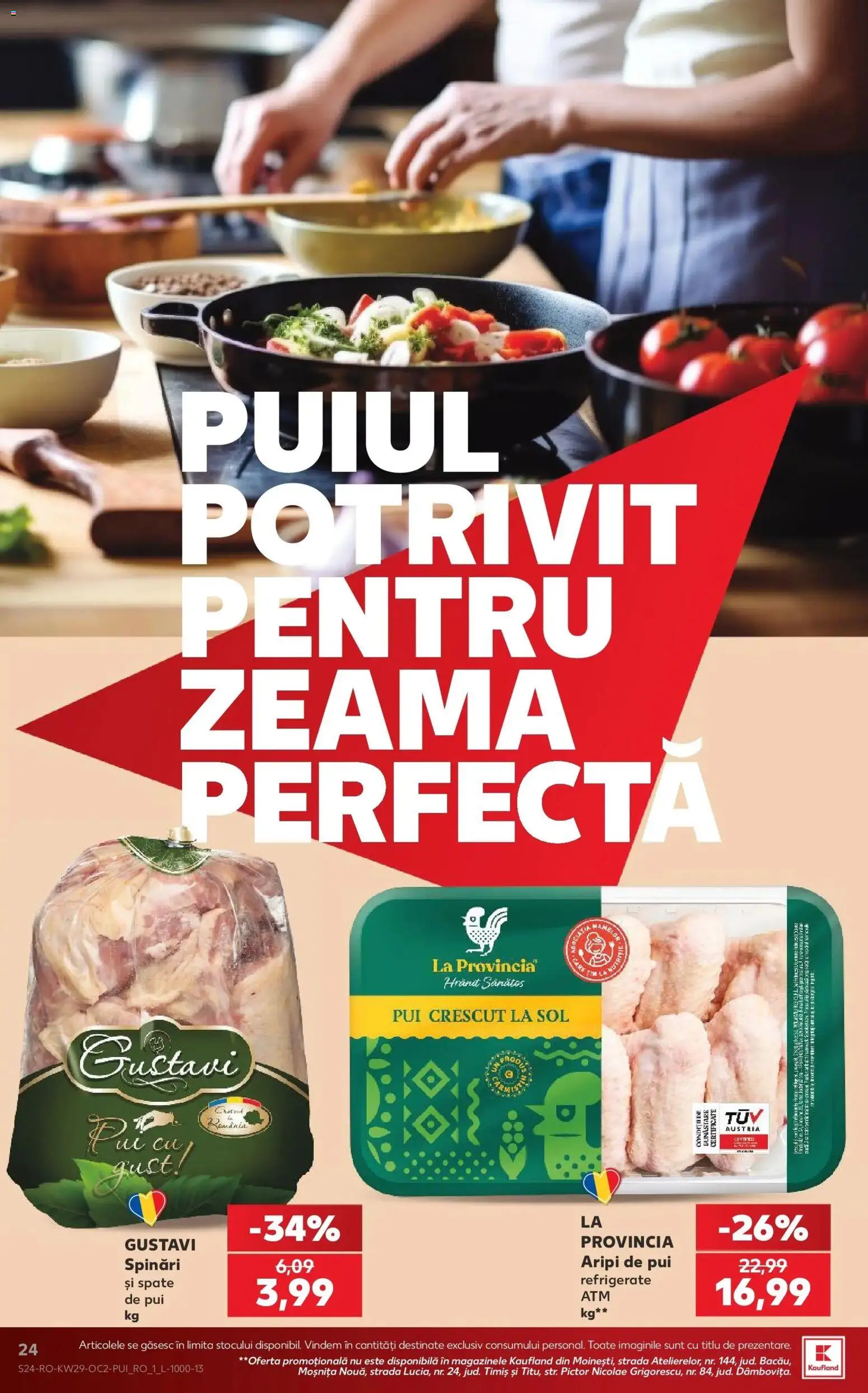 Noul catalog Kaufland – valabil de la 15.07.2026 | Pagină: 24 | Produse: La provincia, Pui