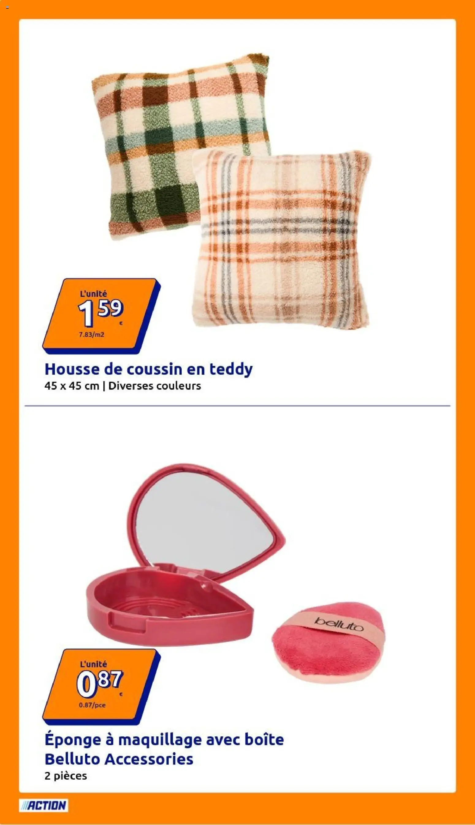 {H1} | Page: 24 | Produits: Maquillage, Eponge, Housse de coussin