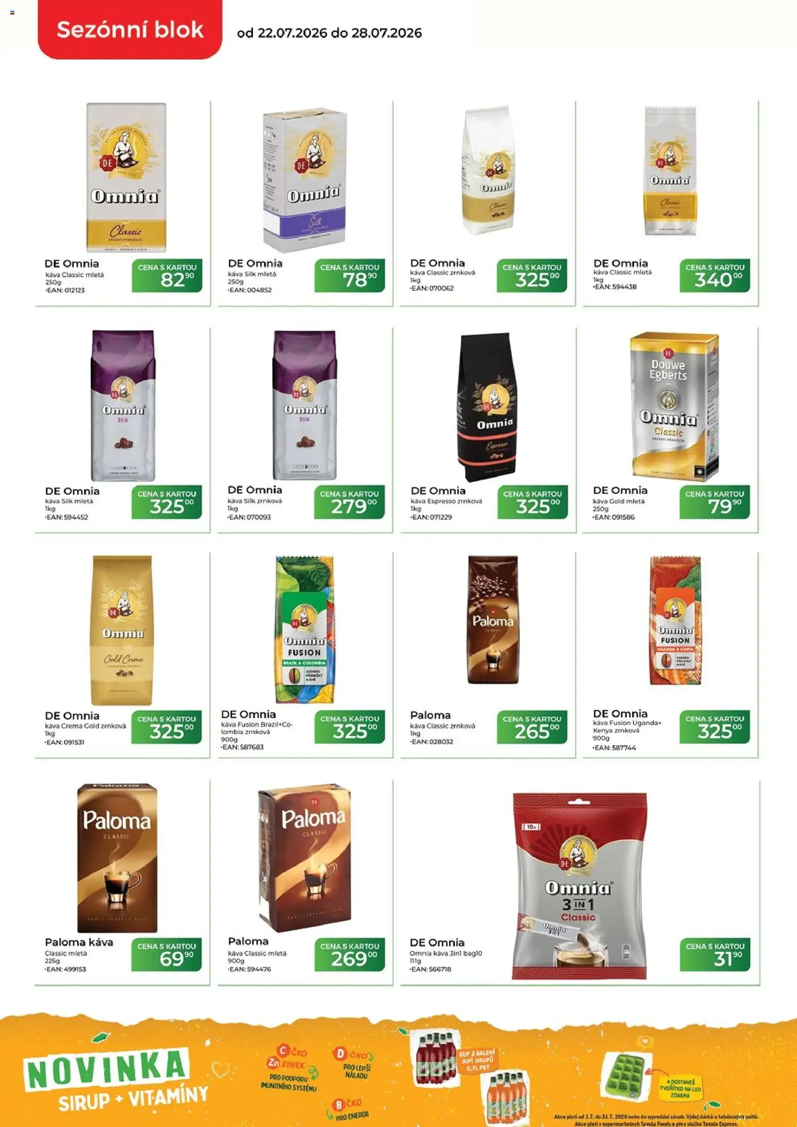 Tamda Foods leták od 22.07.2026 | Strana: 2 | Produkty: Vitamíny, Crema, Tvořítko, LED