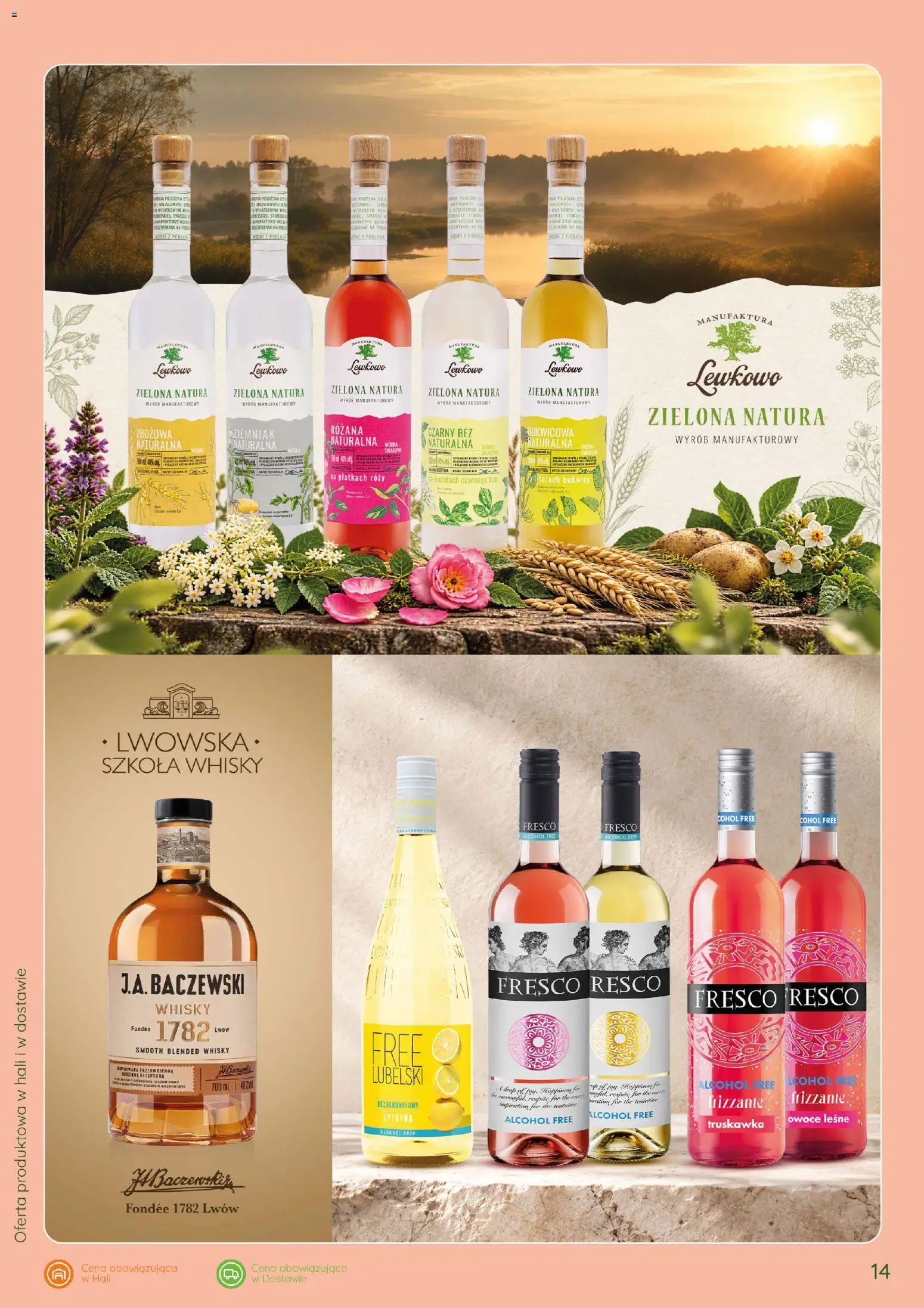 Eurocash gazetka - Katalog Alkoholowy od 01.10.2026 | Strona: 14 | Produkty: Blended whisky, Owoce leśne, Fresco, Owoce