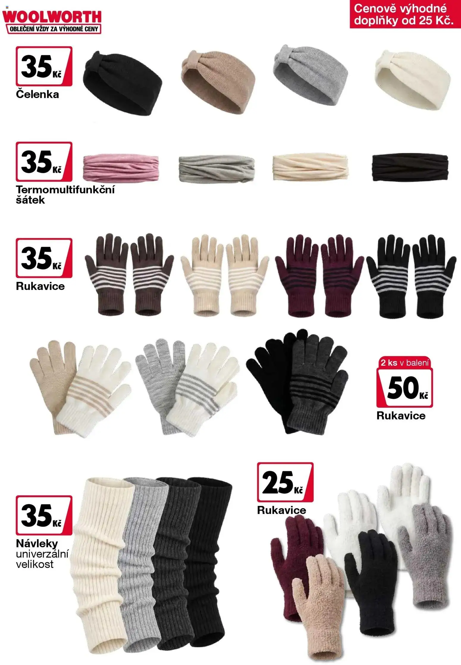 Woolworth leták - Trebic od 02.10.2026 | Strana: 7 | Produkty: Čelenka, Šátek, Rukavice, Oblečení
