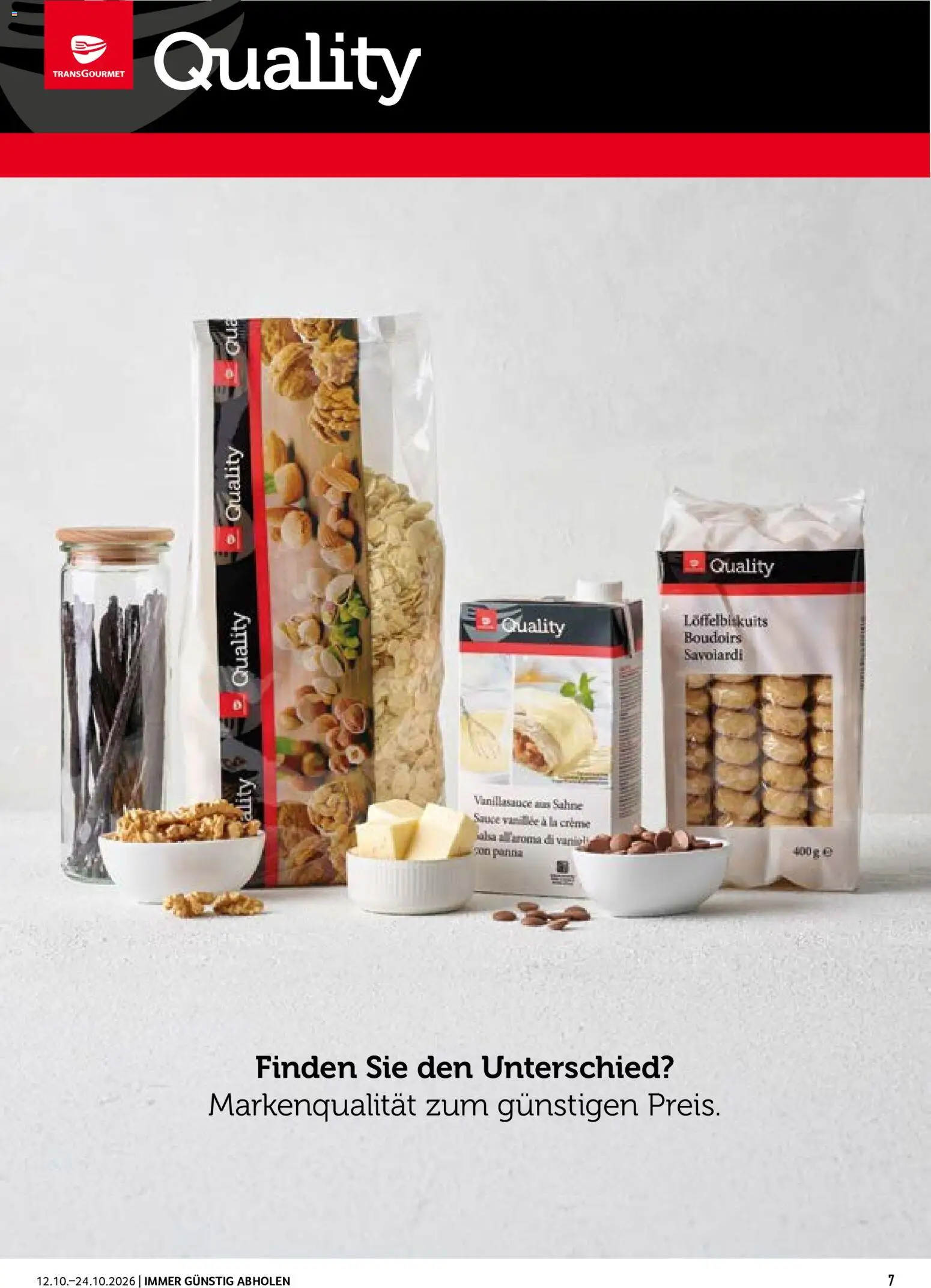Prodega aktionen Bäckerei – gültig ab 12.10.2026 | Seite: 7 | Produkte: Sahne, Creme