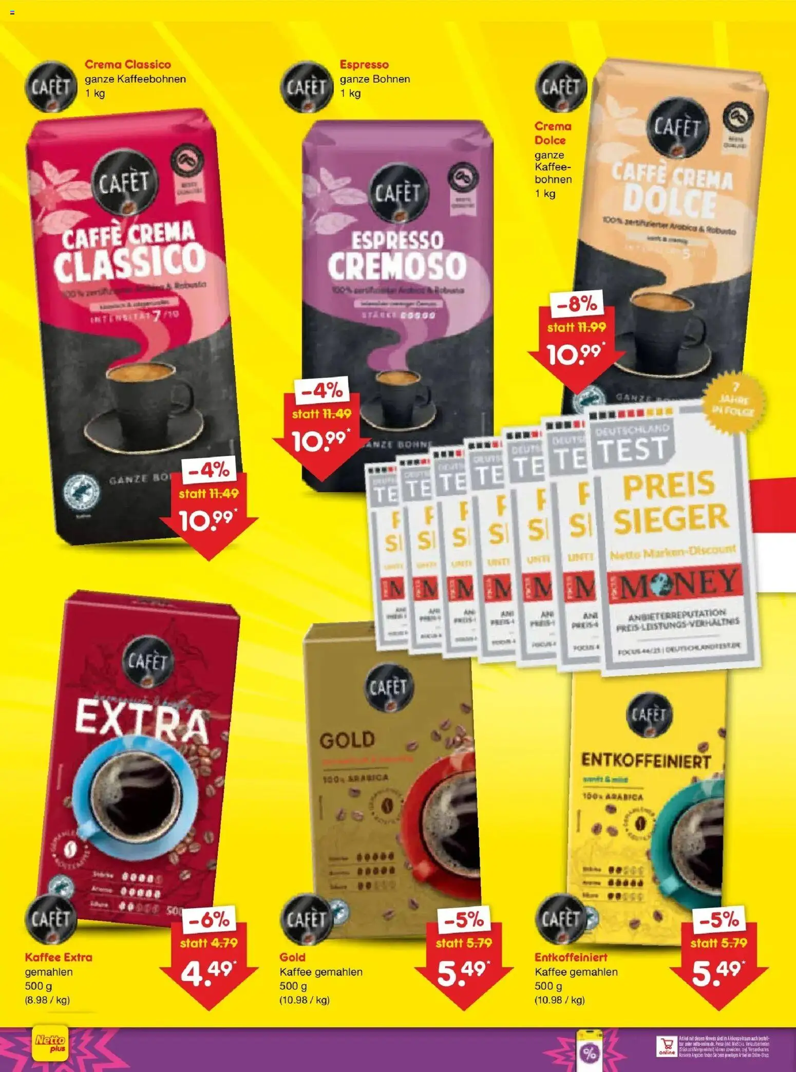 Netto Marken-Discount Prospekt Weimar – gültig ab 03.08.2026 | Seite: 4 | Produkte: Kaffee