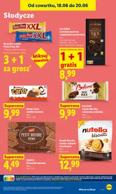 Pogląd oferty "BALCONI Ciastka Mix Max z deserową czekoladą, Ciastka Mix Max z deserową czekoladą 320 g" - ważna od 18.06.2026 | Strona: 75