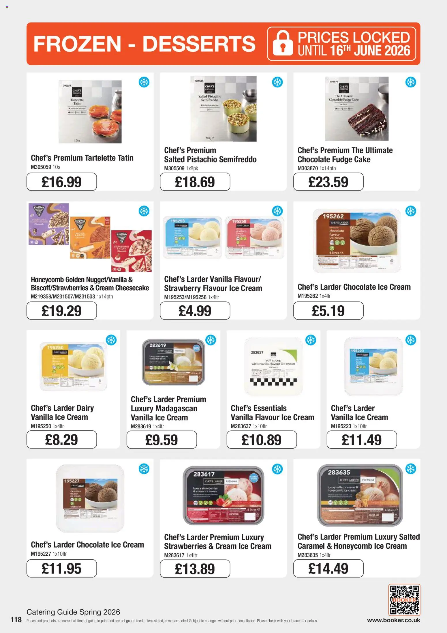 {H1} | Page: 118 | Products: Chocolate, Ice cream, Fudge, Strawberry