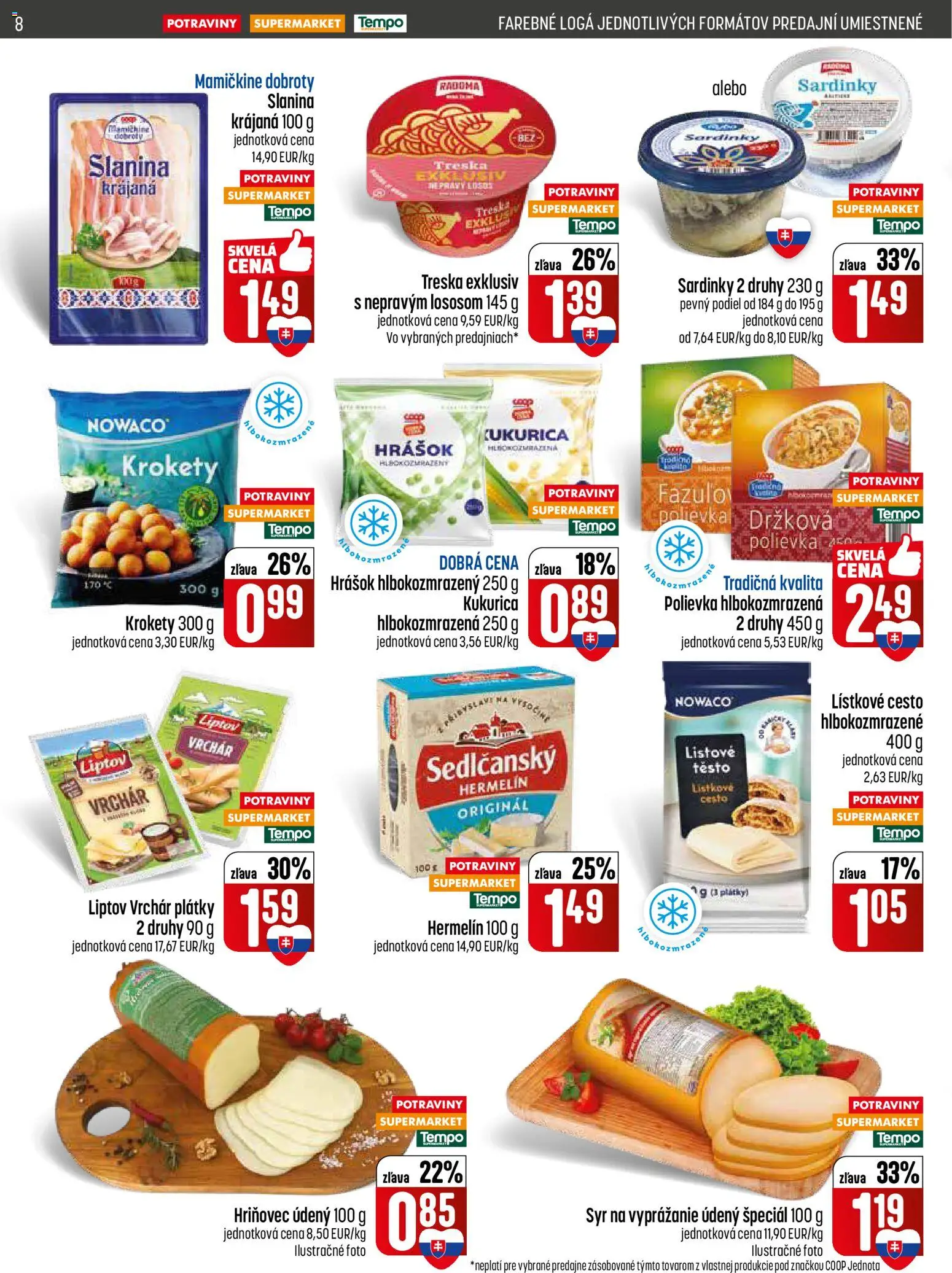 Nové COOP Jednota akcie – leták je platný od 04.06.2026 | Strana: 8