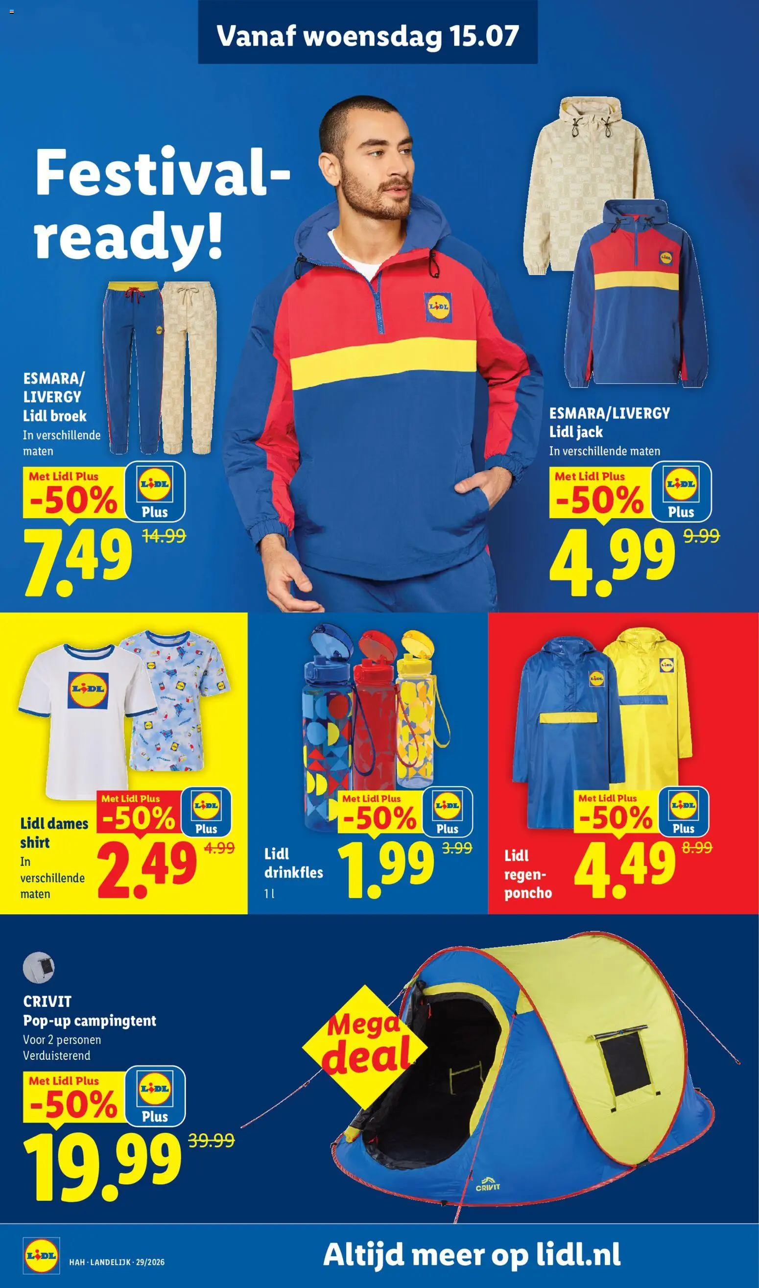 {H1} | Pagina: 11 | Producten: Tent, Shirt, Broek, Festék