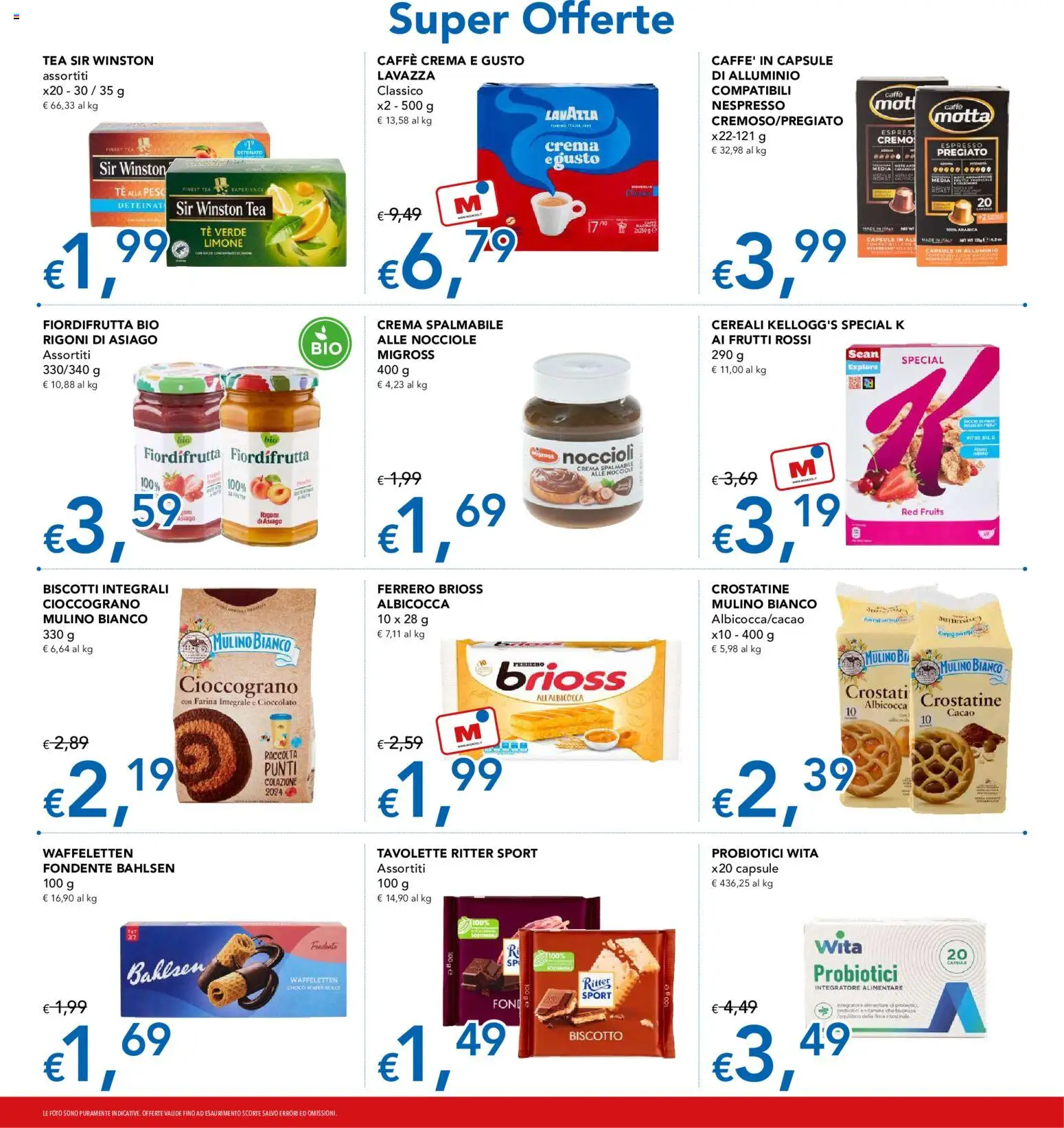 Volantino Migross del 08/10/2026 | Pagina: 7 | Prodotti: Crema, Tè, Probiotici, Integratore alimentare