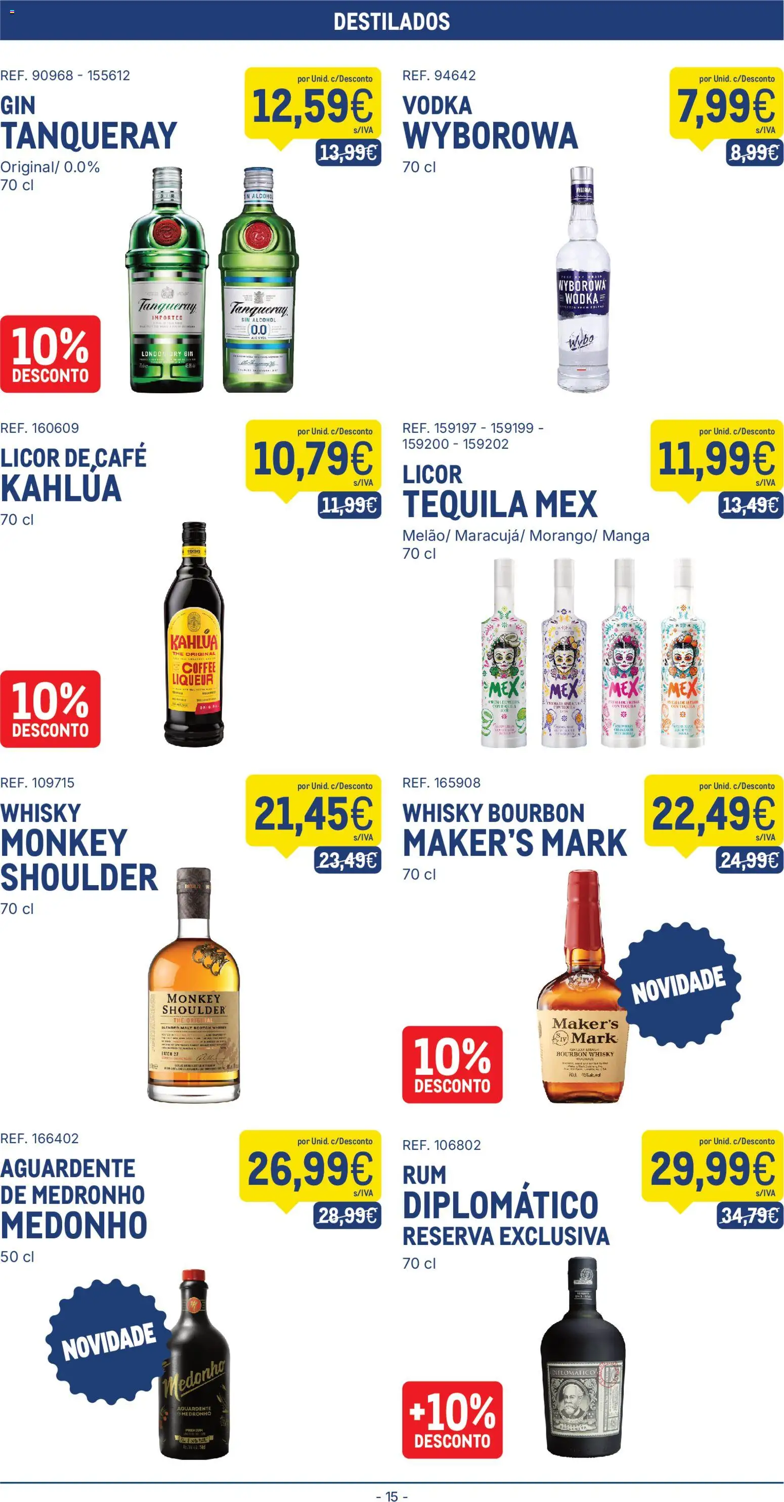 Makro folheto │ válido de 30/06/2026 | Página: 15 | Produtos: Whisky, Licor, Café, Vodka