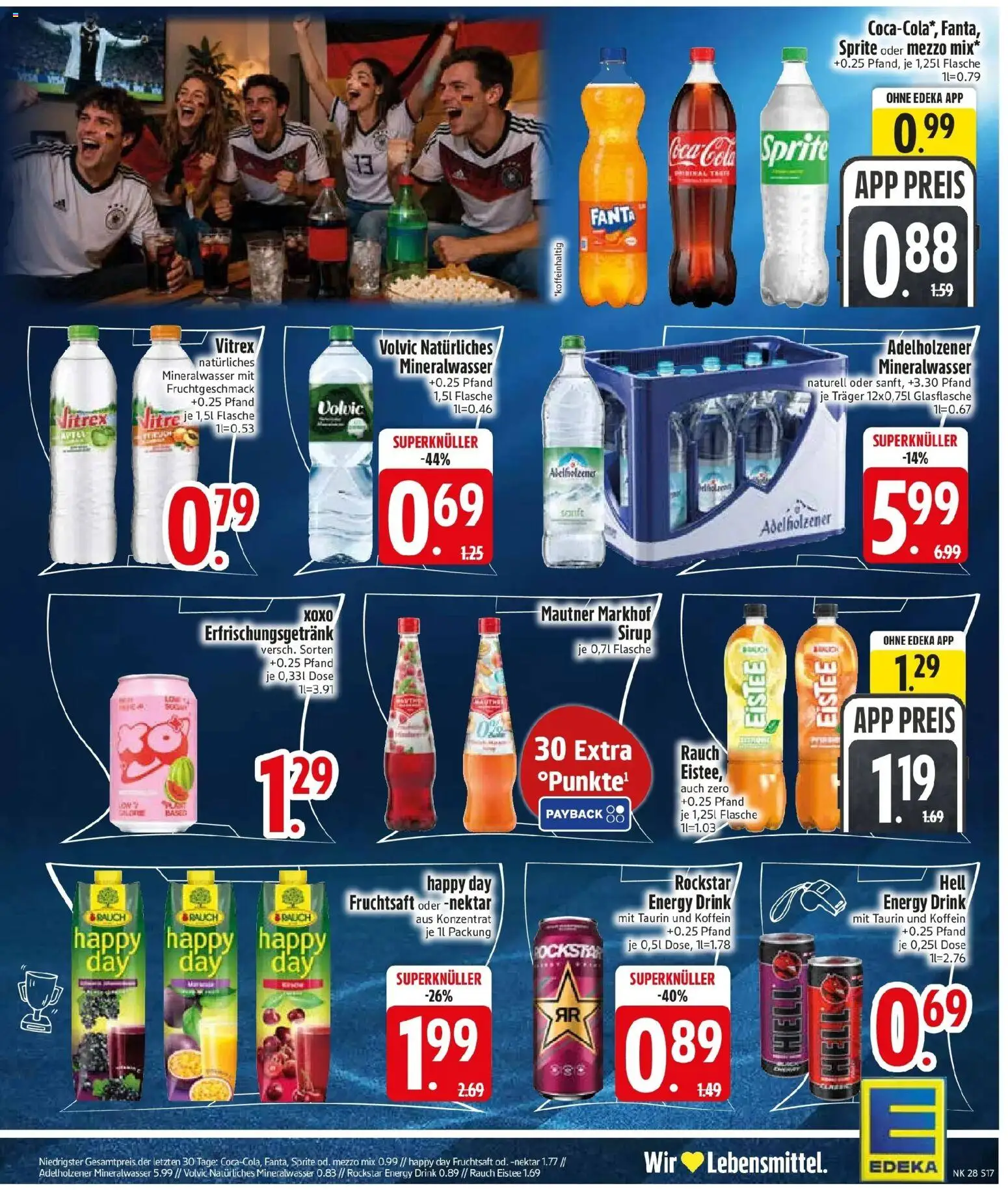 Edeka - EDEKA: Wochenangebote – gültig ab 05.07.2026 | Seite: 19 | Produkte: Rockstar energy, Cola, Mineralwasser, Fruchtsaft