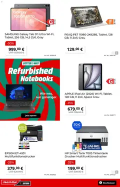 Media Markt Prospekt ab 07.09.2026 gültig | Seite: 5 | Produkte: HP, Epson, Ipad, Drucker