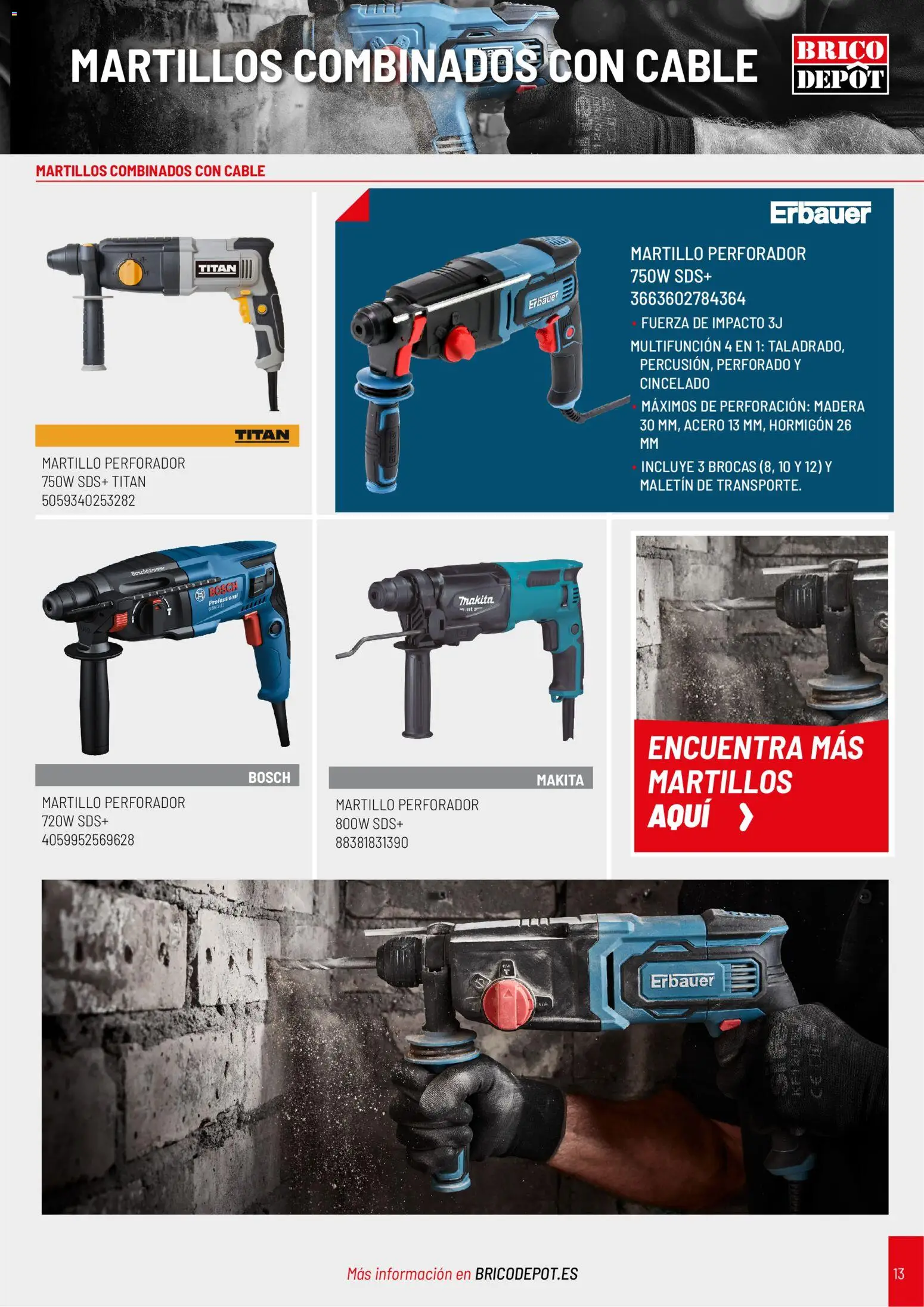 Brico Depôt Catalogo de Herramientas │ válido desde el 07/10/2026 | Página: 13 | Productos: Cable