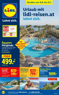 Lidl Juni/Juli Reise - Highlights ab 15.06.2026 gültig