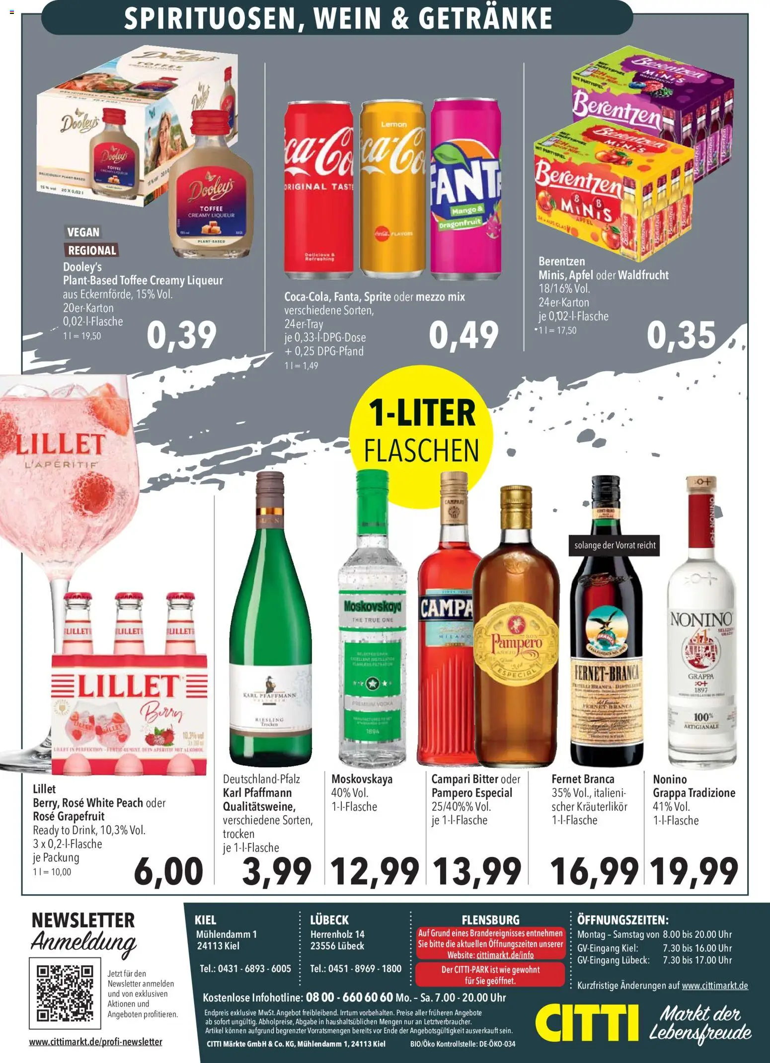 CITTI Markt Aktuelle Angebote für Profis – gültig ab 09.09.2026 | Seite: 8 | Produkte: Campari, Grapefruit, Fernet, Uhr