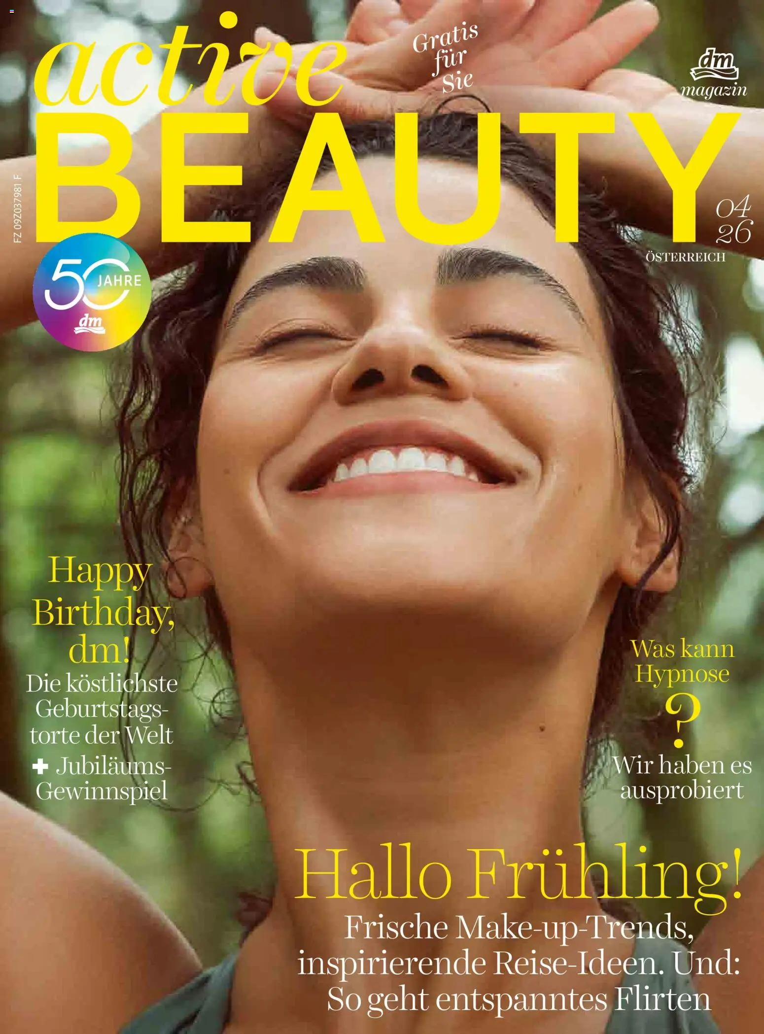 dm drogerie markt Active Beauty Magazin 04/2026 gültig ab 01.04.2026 | Seite: 1