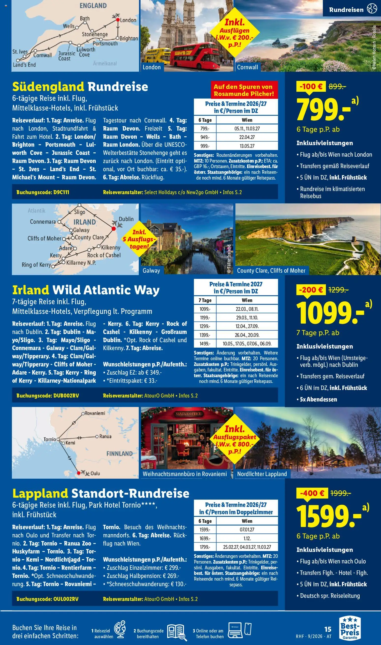 Lidl September Reise - Highlights gültig ab 31.08.2026 | Seite: 15 | Produkte: Rock, Telefon
