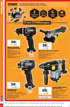 Brico Dépôt - Prévisualisation de Brico Dépôt L'officiel du bricolage valide à partir de 16/06/2026 | Page: 62 | Produits: Perceuse, Meuleuse d'angle, Outils, Éclairage