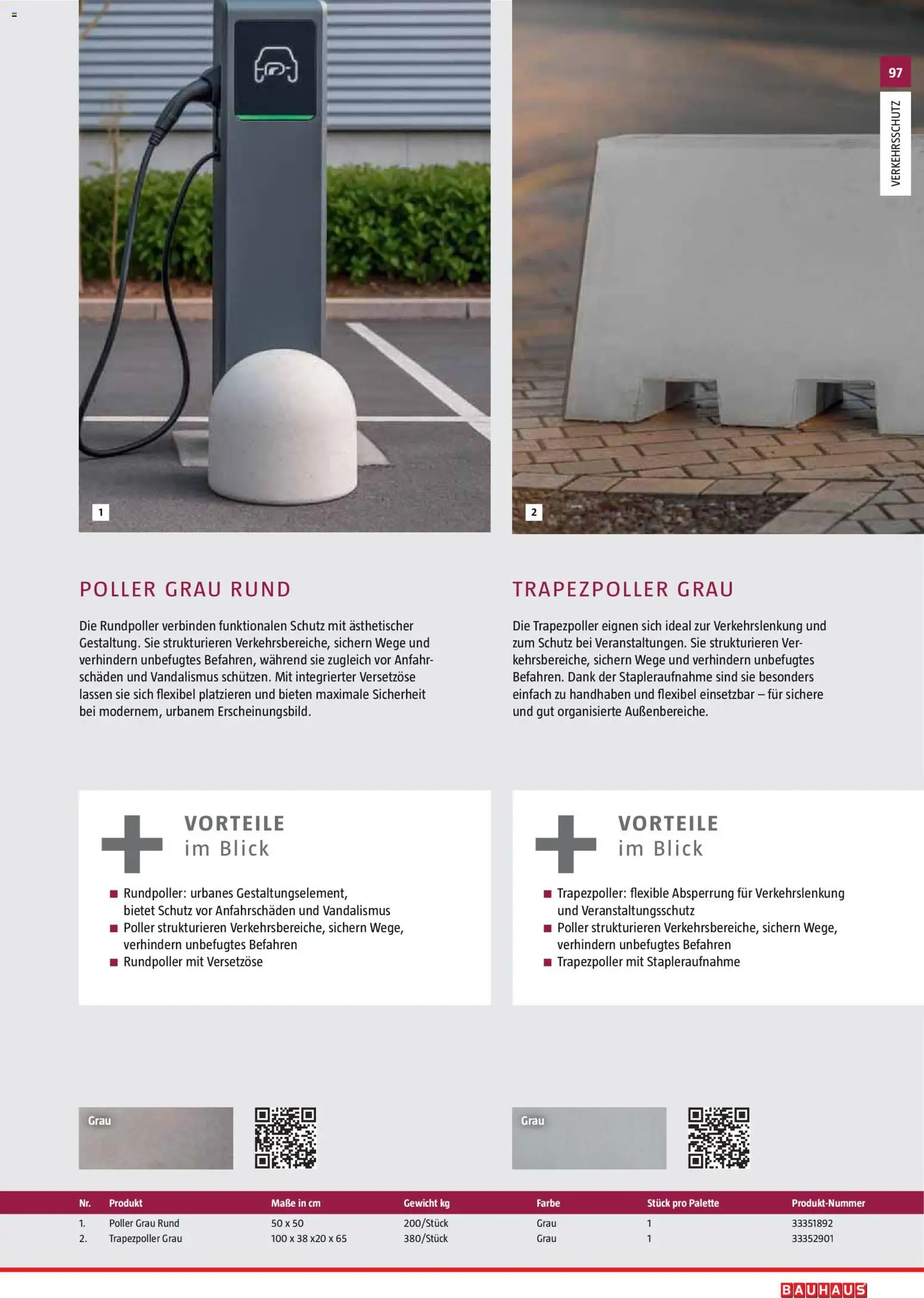 Bauhaus Gartenbaumaterialien 2026 – gültig ab 02.03.2026 | Seite: 97 | Produkte: Gewicht