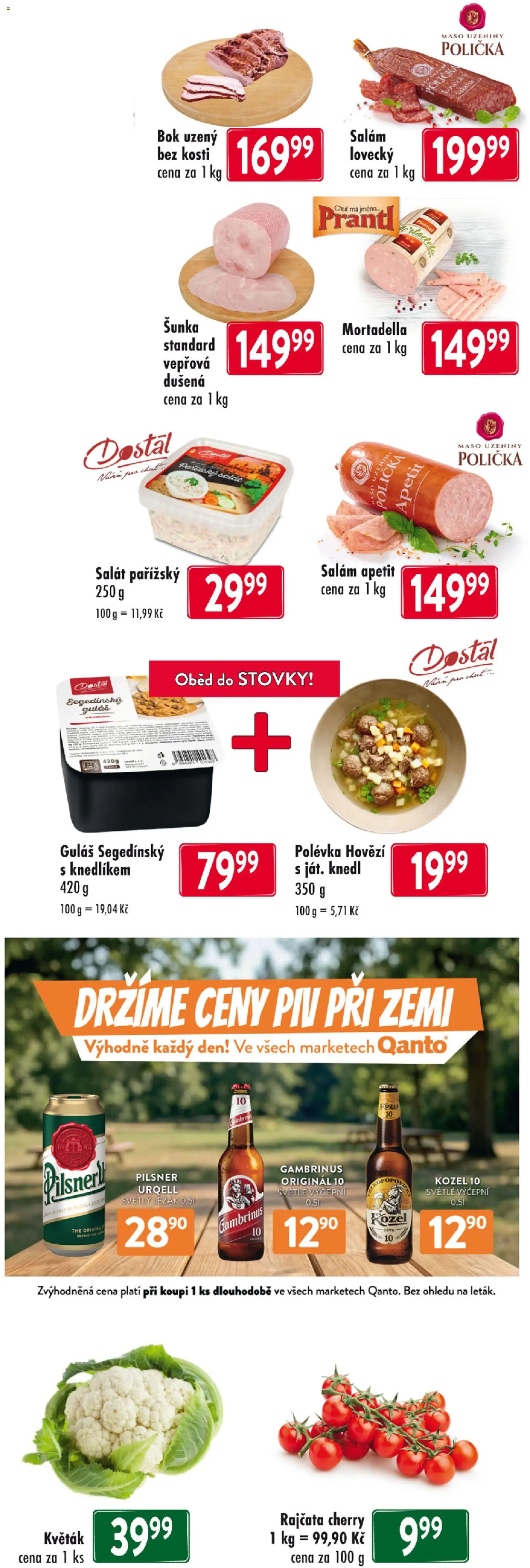 Astur & Qanto leták od 21.05.2026 | Strana: 3 | Produkty: Rajčata, Salát, Mortadella, Maso