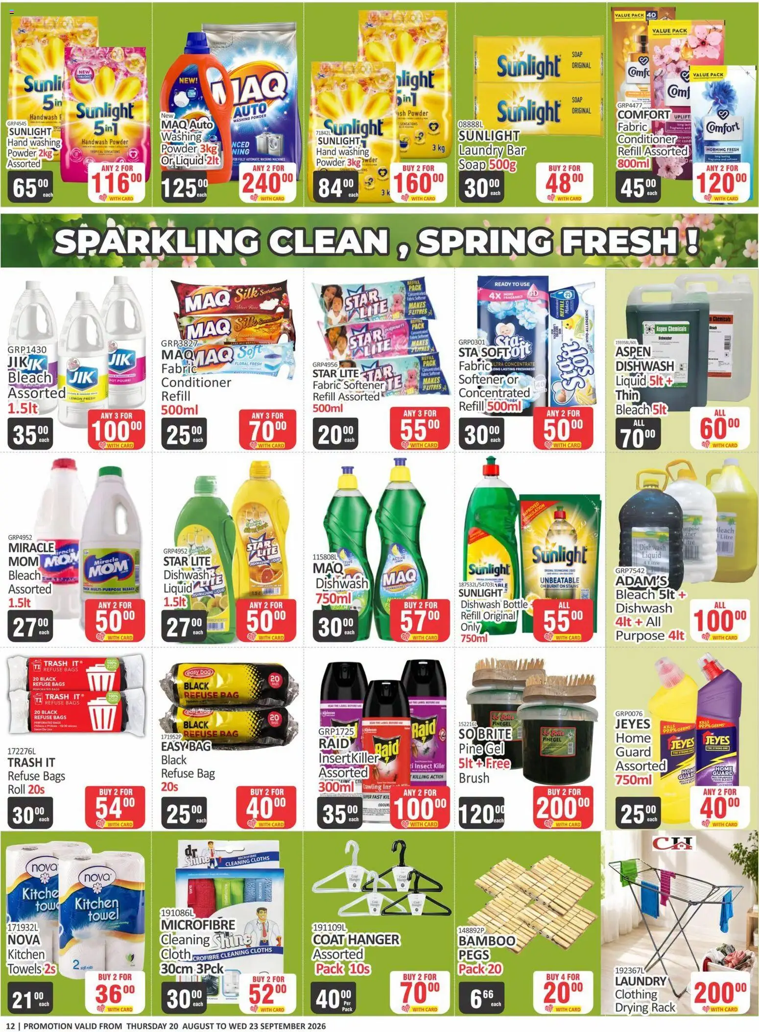 New KIT KAT Cash & Carry catalogue – valid from 20/08/2026 | Page: 14 | Products: Towels, Powder, Washing powder, Fabric softener