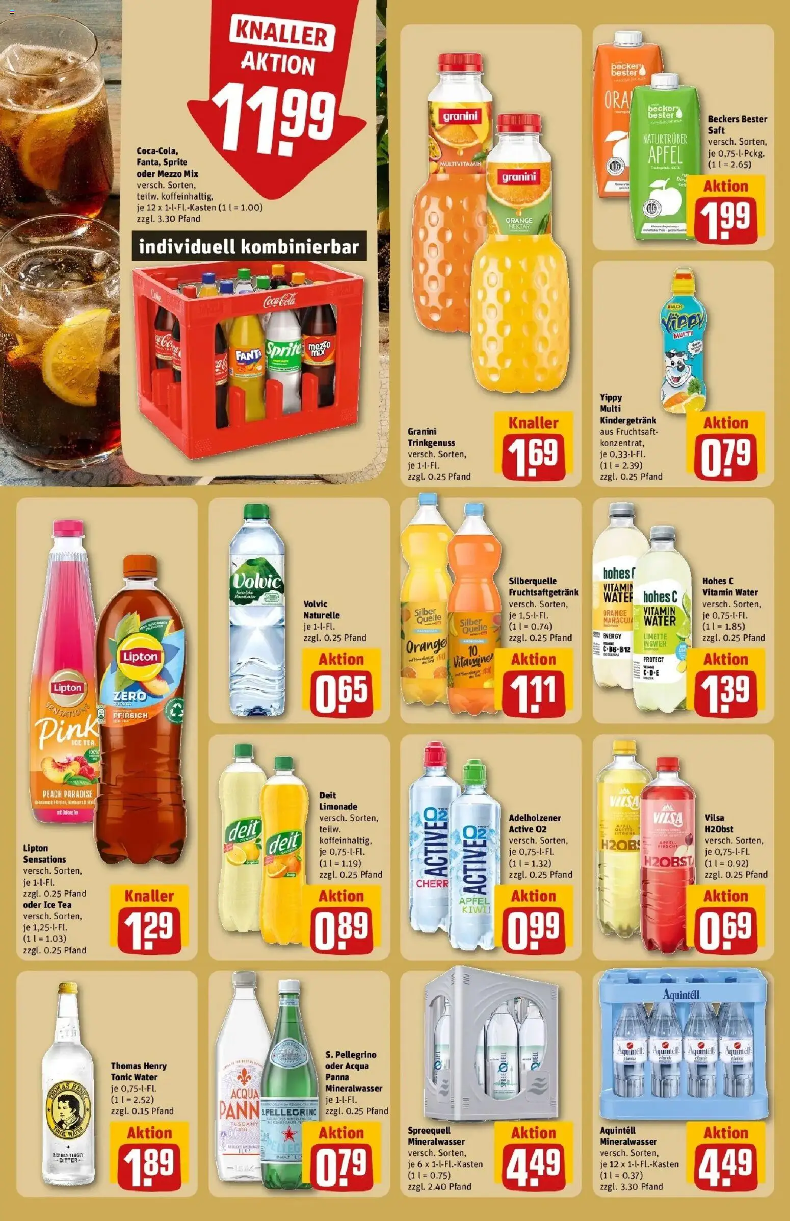REWE Prospekt ab 28.09.2026 zum Blättern » Angebote | Seite: 26 | Produkte: Mezzo mix, Fanta, Granini, Volvic