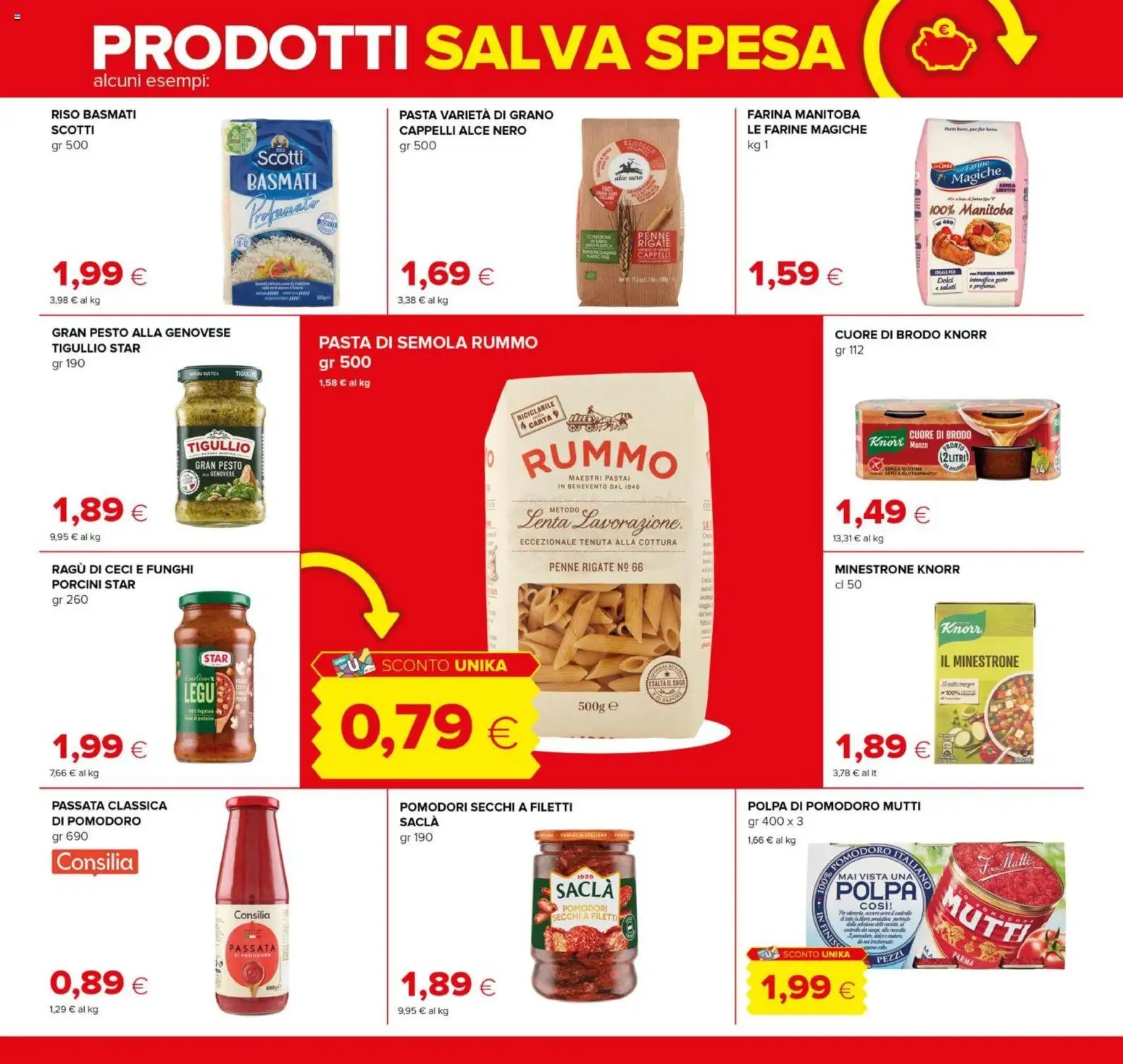 Volantino Tigre del 08/10/2026 | Pagina: 12 | Prodotti: Riso Basmati, Brodo, Pasta di semola, Pasta