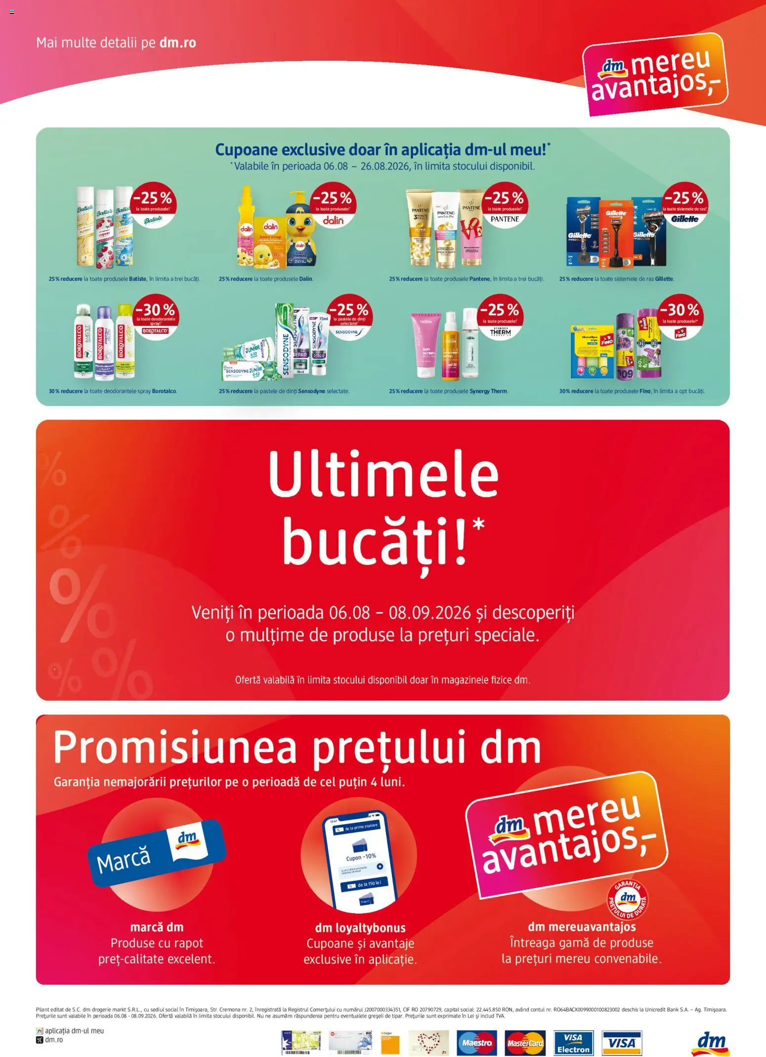 Noul catalog DM drogeriemarkt – valabil de la 06.08.2026 | Pagină: 4
