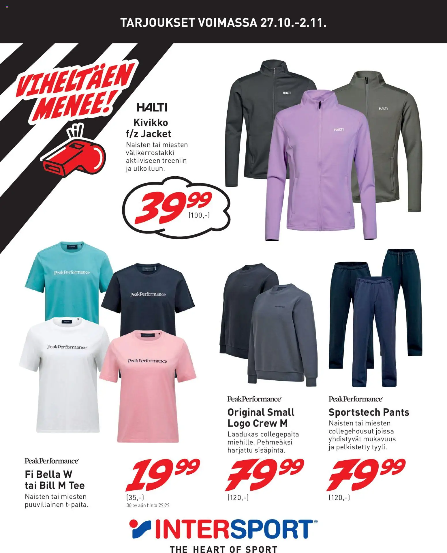 Intersport tarjoukset – voimassa 27/10/2026 alkaen | Sivu: 4 | Tuotteet: Tee